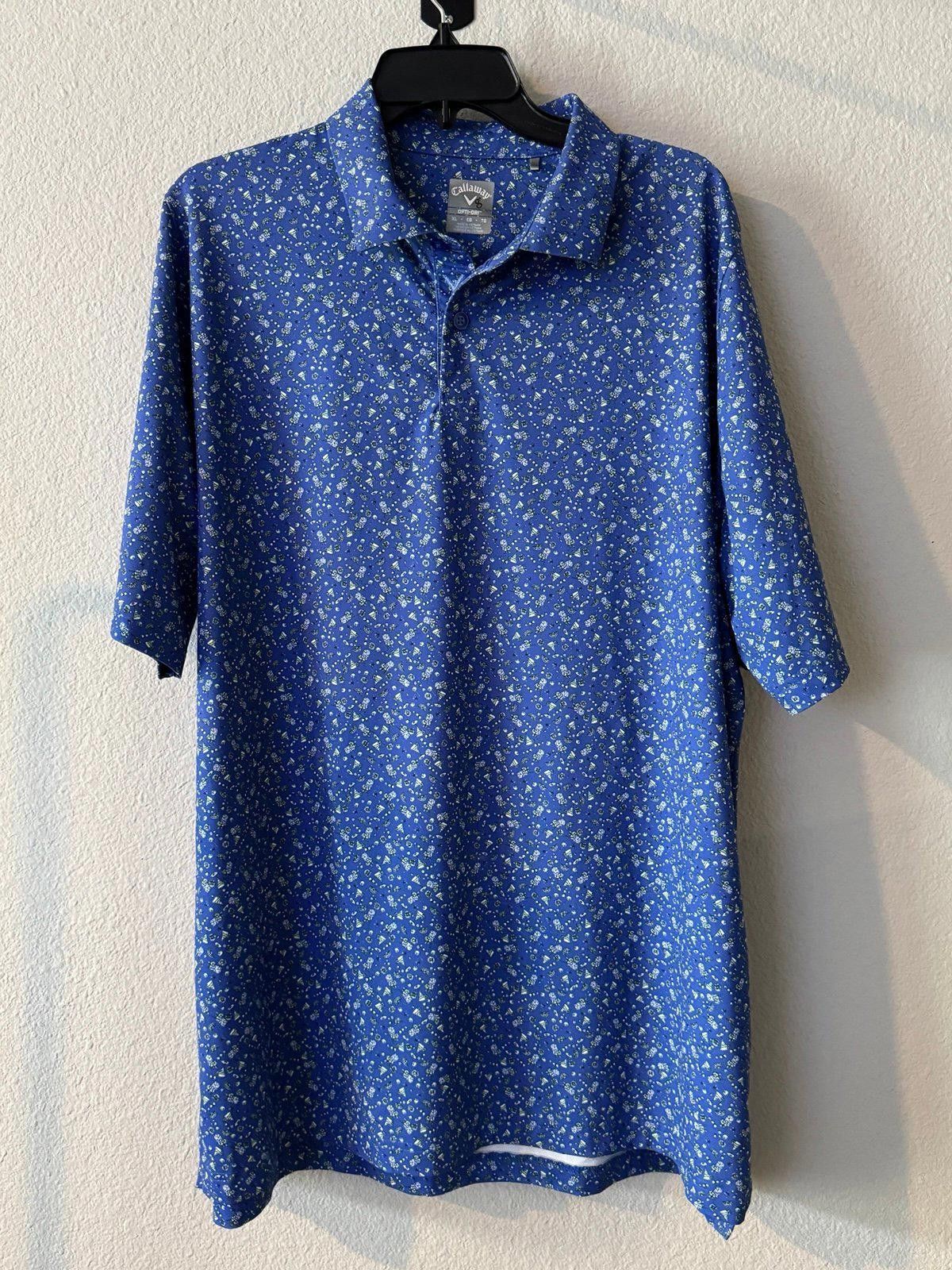 Callaway Men’s Callaway Opti-Dri Golf Shirt Swing Sz XL Tech UPF 50 Size US XL / EU 56 / 4 - 1 Thumbnail