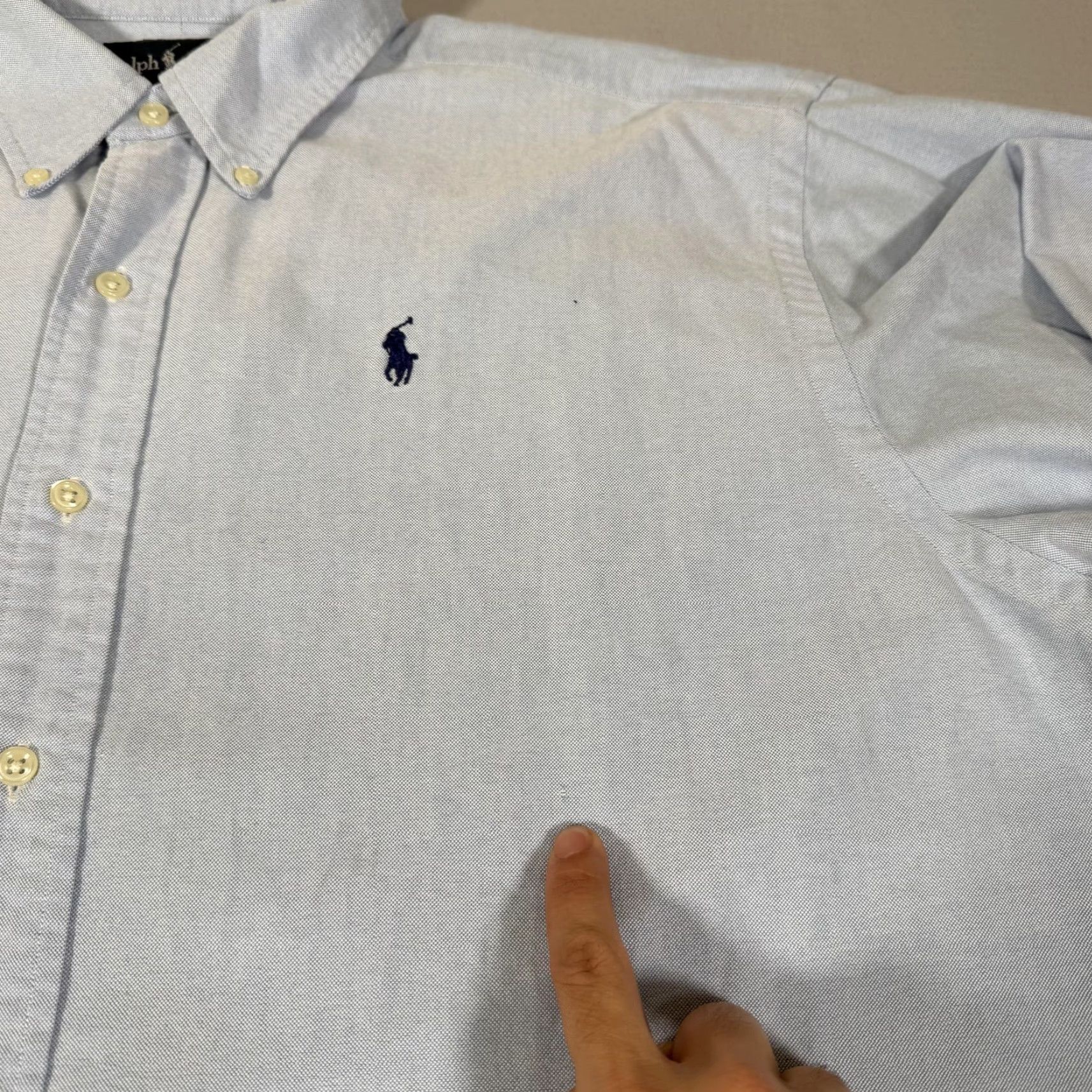 Polo Ralph Lauren Polo Ralph Lauren Shirt Mens XL Blue Chambray Button Up Long Sleeve Pony Preppy Size US XL / EU 56 / 4 - 7 Thumbnail