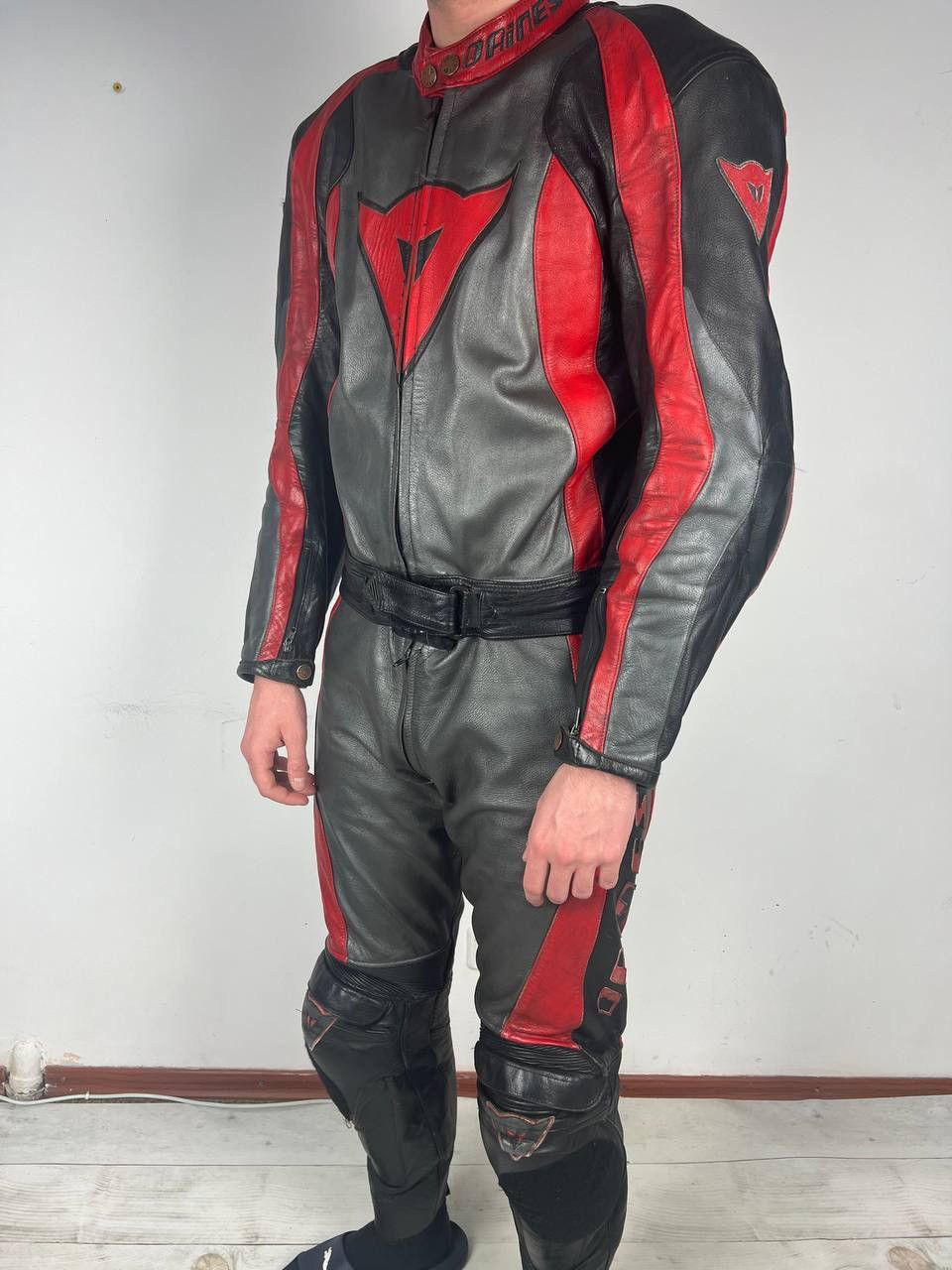 Dainese Dainese Leather Overall Racing Motorcycle Jacket Pants 90s Size US M / EU 48-50 / 2 - 2 Thumbnail