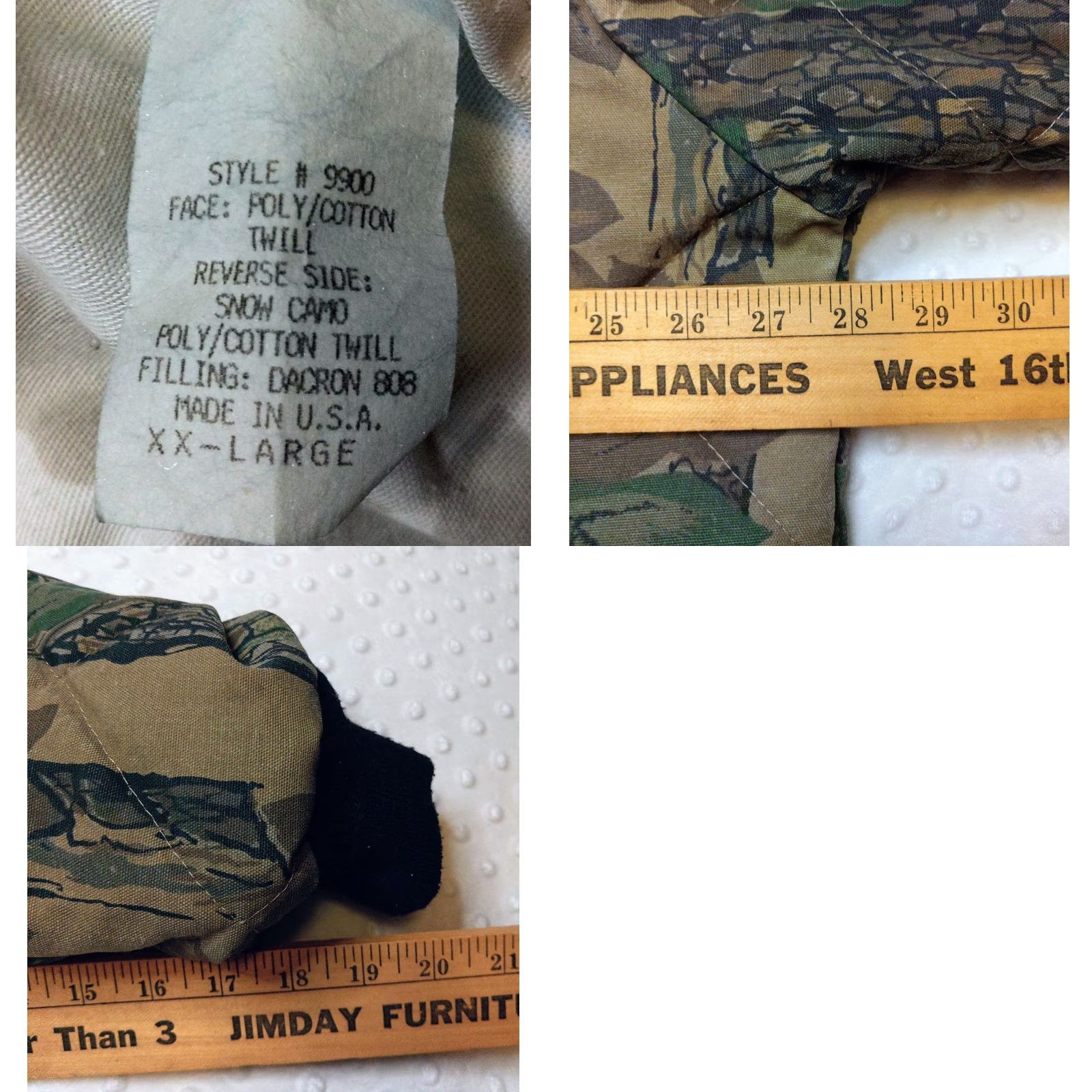 Vintage VINTAGE Trebark Camo 2XL Snow Camo Reversible Coat USA Jacket Size US XXL / EU 58 / 5 - 8 Thumbnail