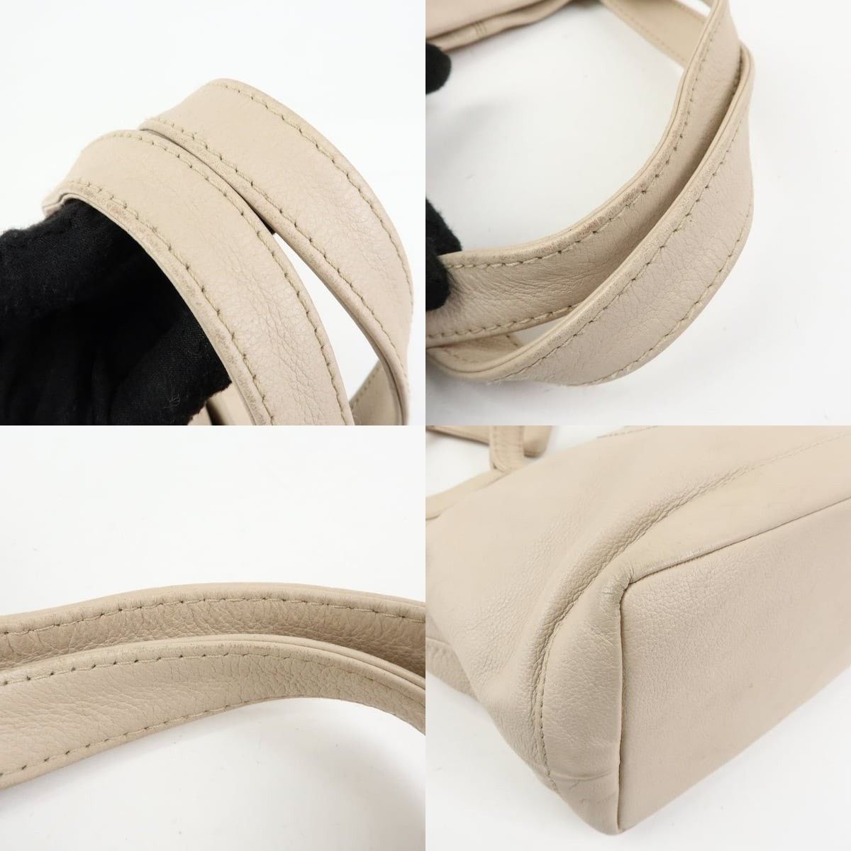 Chloe See by Chloe Leather Tote Beige Size ONE SIZE - 4 Thumbnail