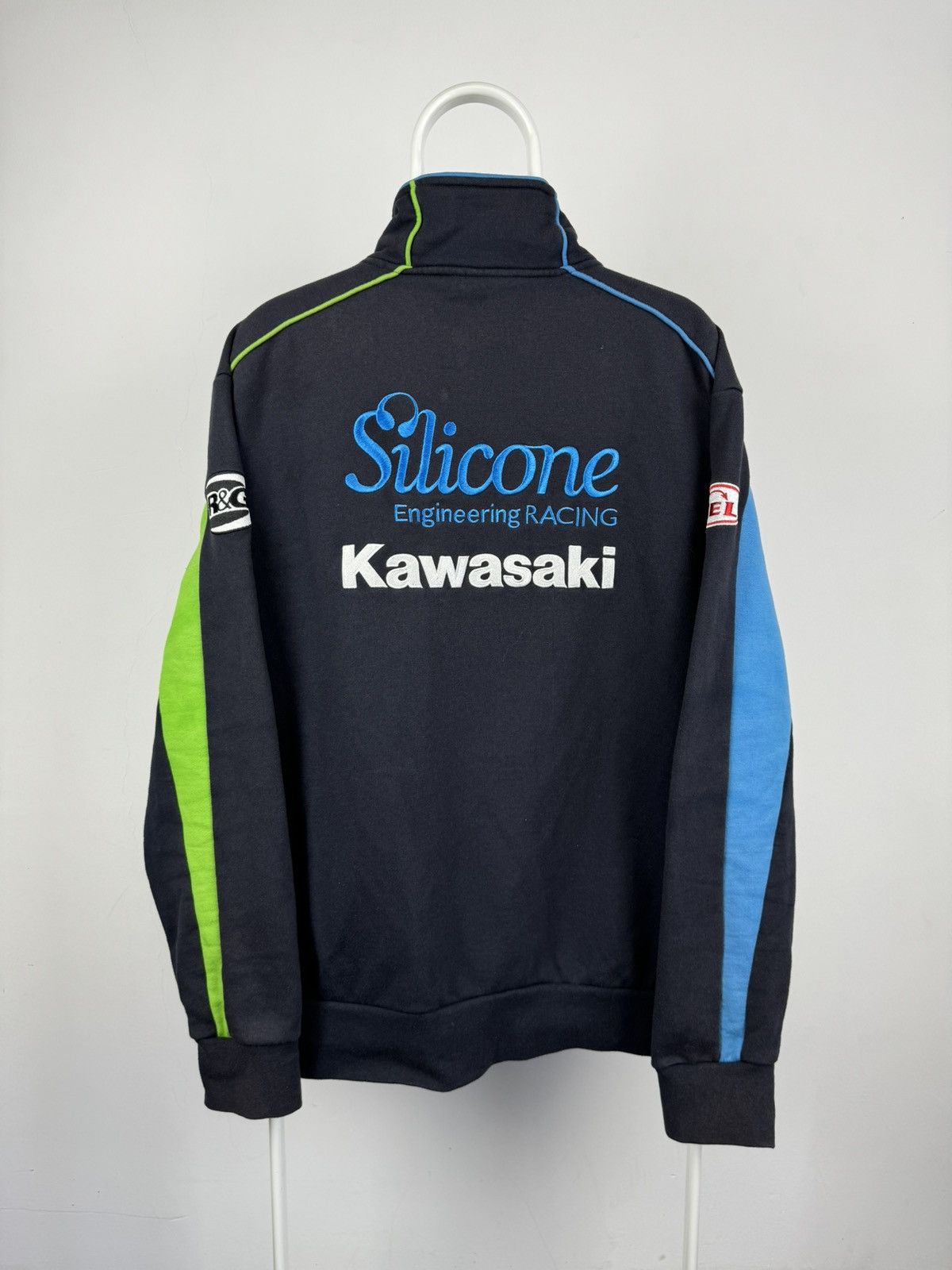 Vintage Vintage Kawasaki Racing Embroidered Multi Logo Full Zip Size US XXL / EU 58 / 5 - 1 Thumbnail