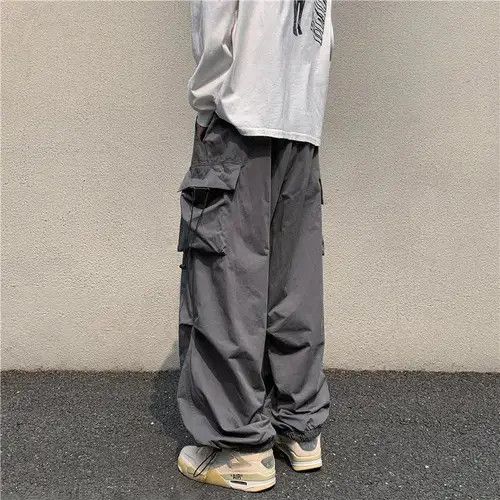 Japanese Brand × Vintage Parachute Pants (Grey) Size US 31 - 3 Thumbnail