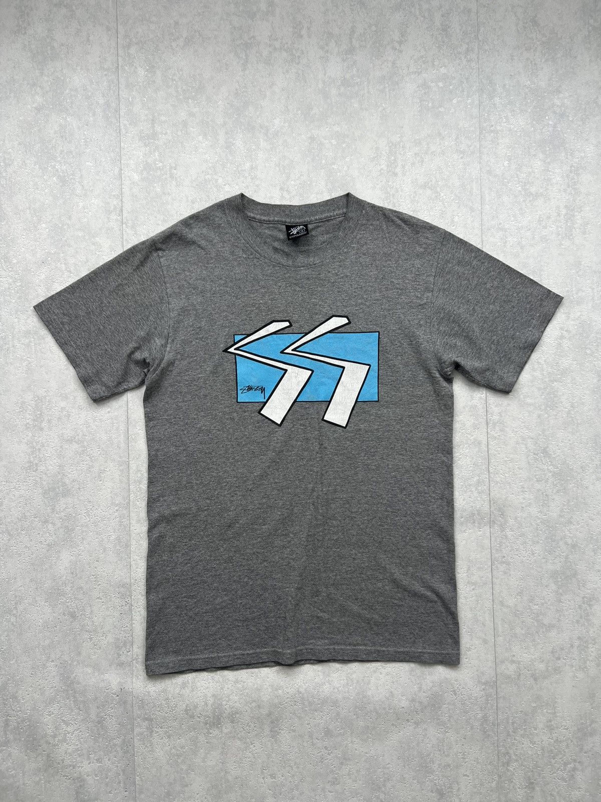 Stussy 00's STUSSY BIG LOGO VINTAGE RARE Y2K TEE Size US S / EU 44-46 / 1 - 1 Thumbnail