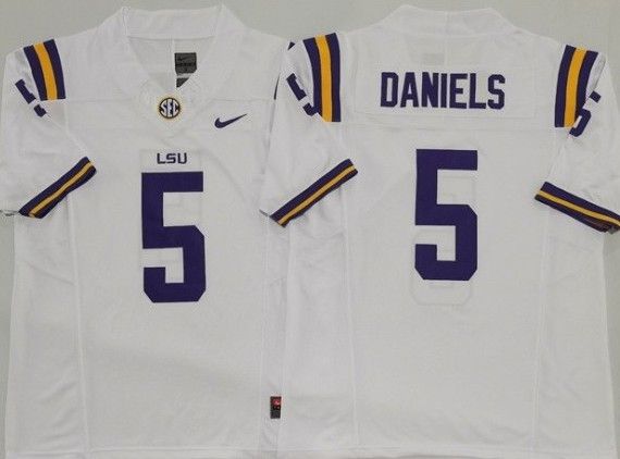 Other LSU Tigers 5 Jayden Daniels White Jersey Size US M / EU 48-50 / 2 - 1 Thumbnail