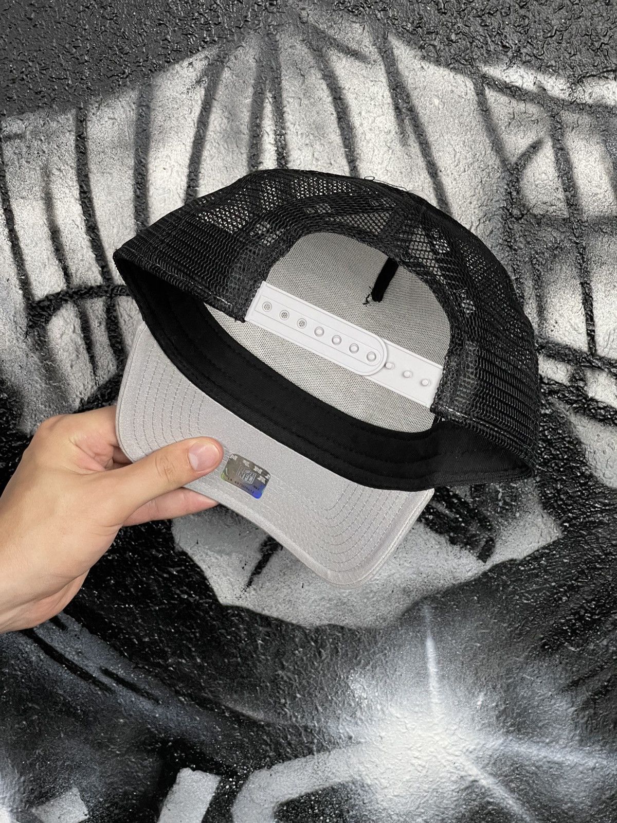 New Era Patriots New Era Y2K Trucker Cap Hat One Size Fits Size ONE SIZE - 6 Thumbnail