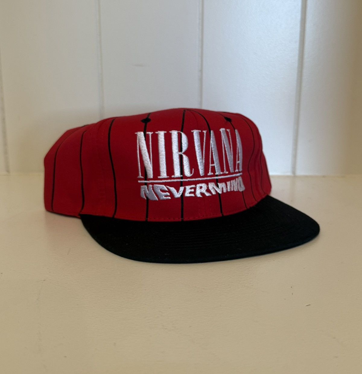 Nirvana × Vintage Vintage 90s Nirvana Nevermind Kurt Cobain Hat
