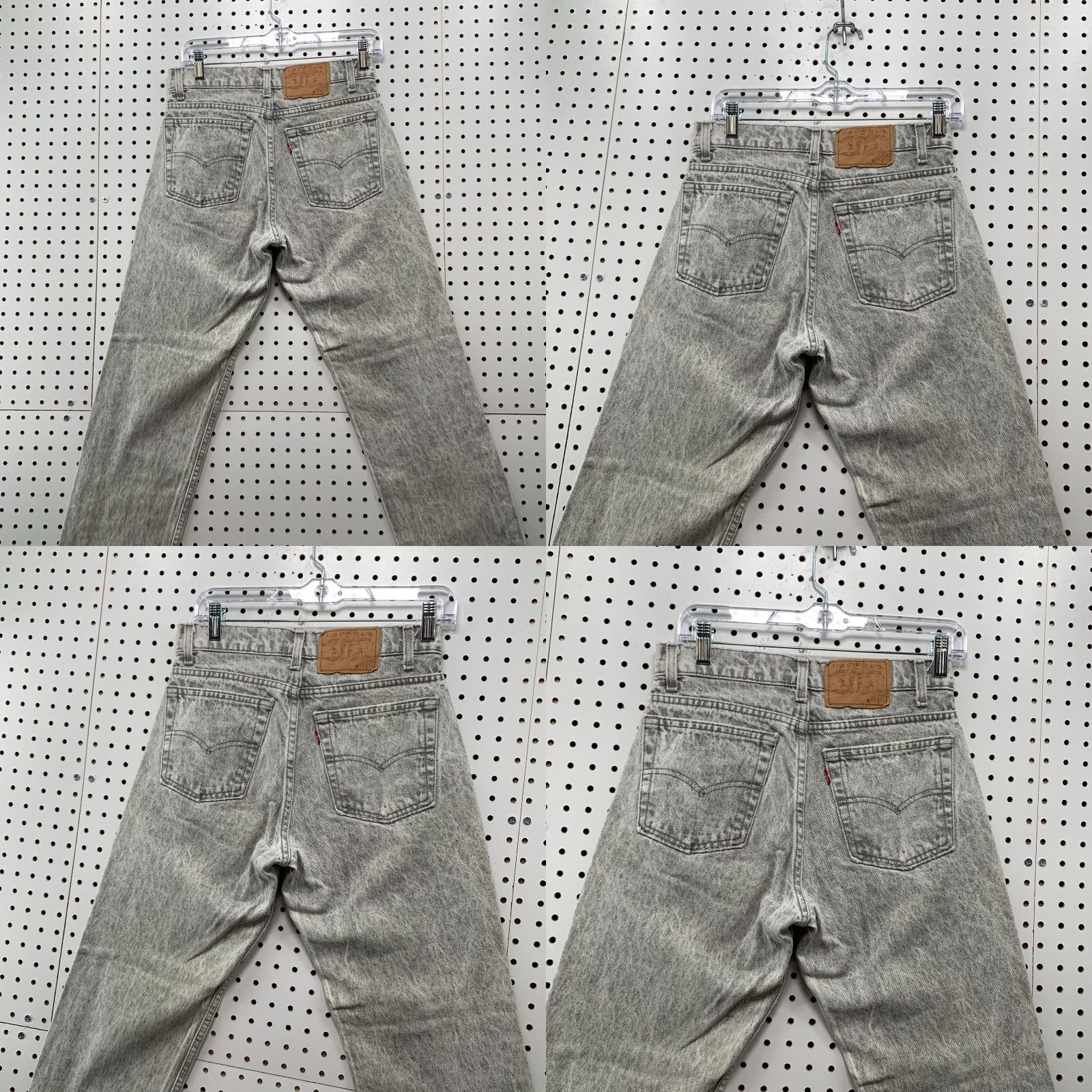 Levi's VINTAGE Levi's 506 Jeans Denim Mens 28x28 Gray Acid Wash Made USA Straight 90s Mens jeans Size US 28 / EU 44 - 8 Thumbnail