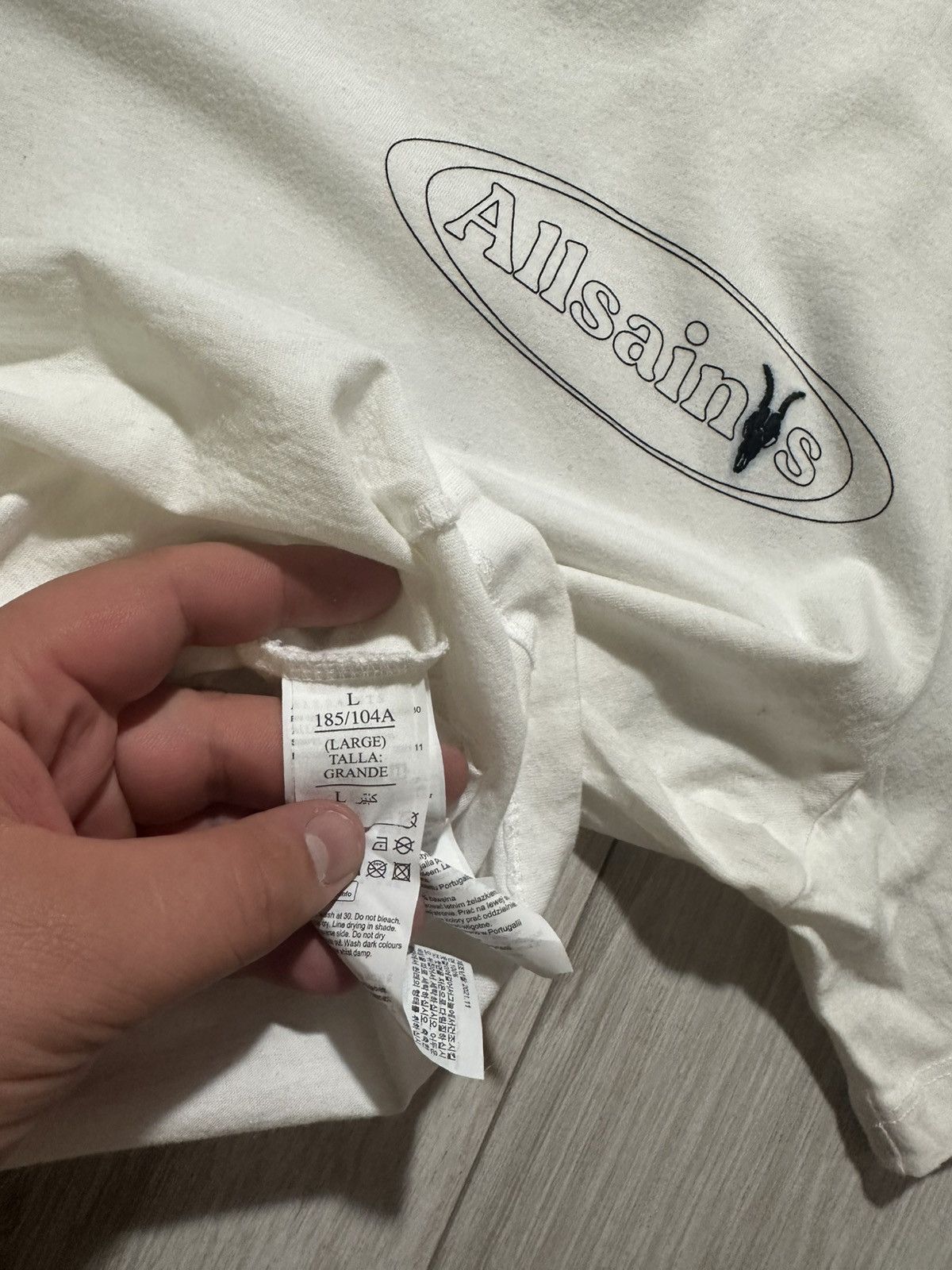 Allsaints Allsaints T-Shirt Size US L / EU 52-54 / 3 - 4 Thumbnail