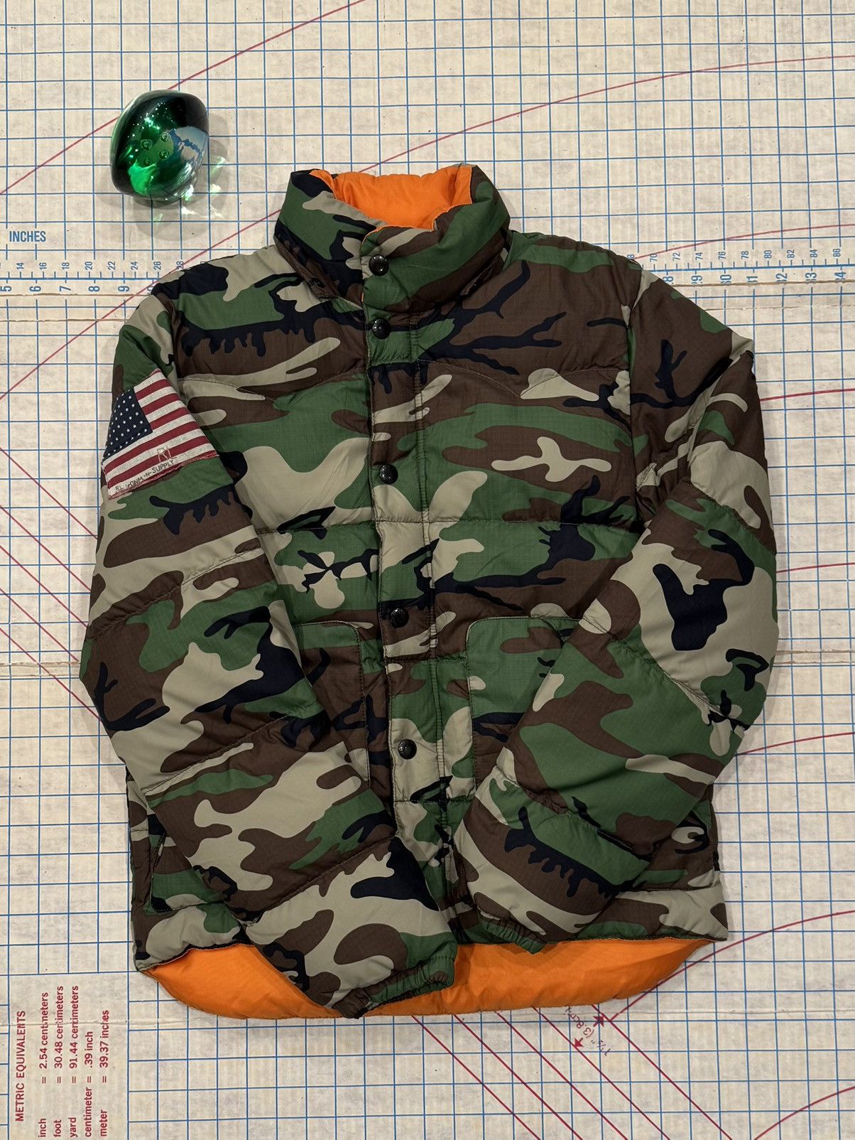Denim & Supply Ralph Lauren Denim & Supply Ralph Lauren Camo Puffer Jacket Size Small Size US S / EU 44-46 / 1 - 3 Thumbnail