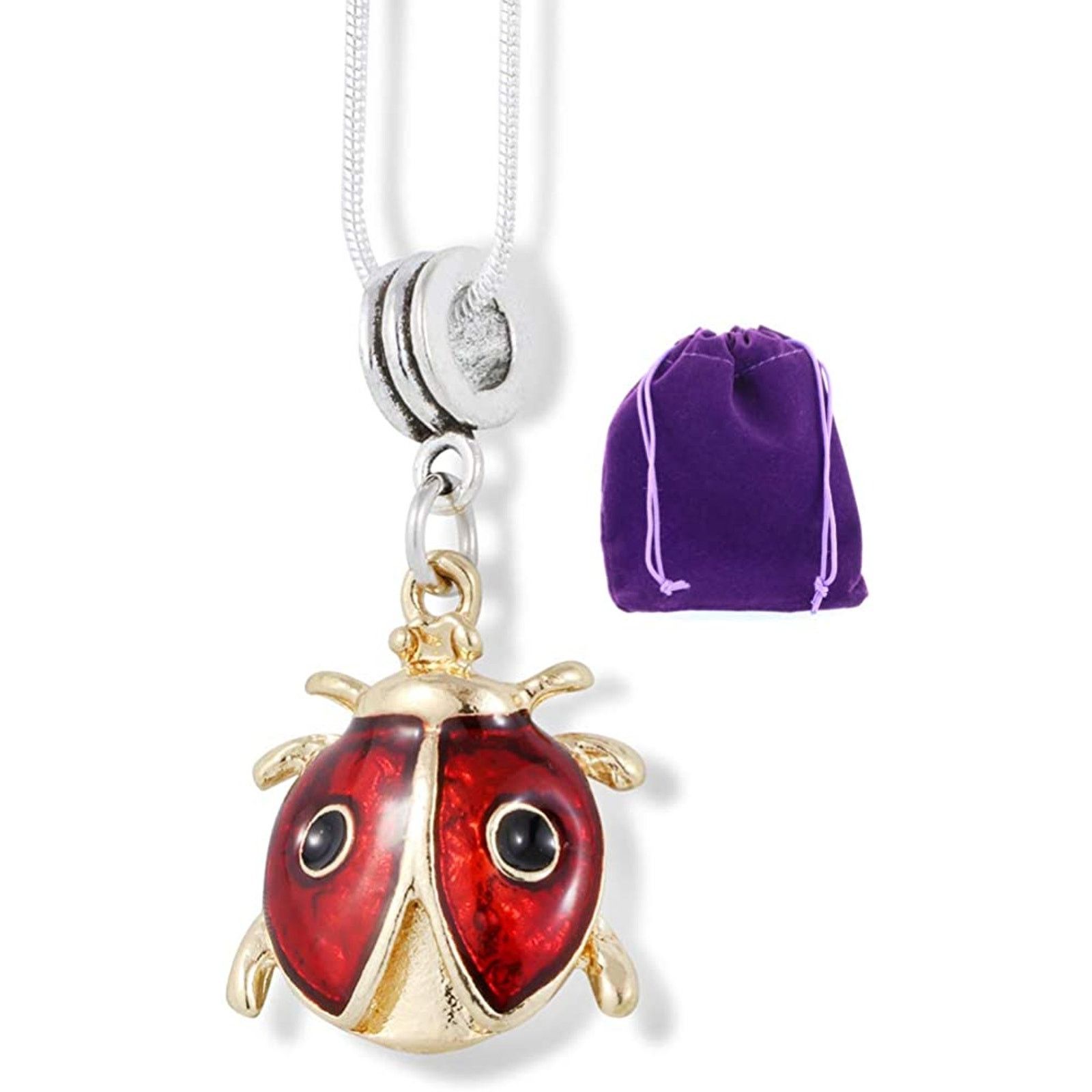 & Other Stories Ladybug Necklace - Good Luck Ladybug Charm Jewelry Size ONE SIZE - 1 Thumbnail