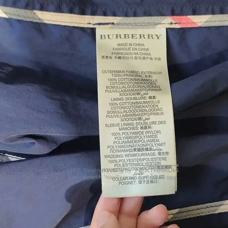 Burberry Burberry Dark Blue Women's Trench Coat, Size L. Size L / US 10 / IT 46 - 4 Thumbnail