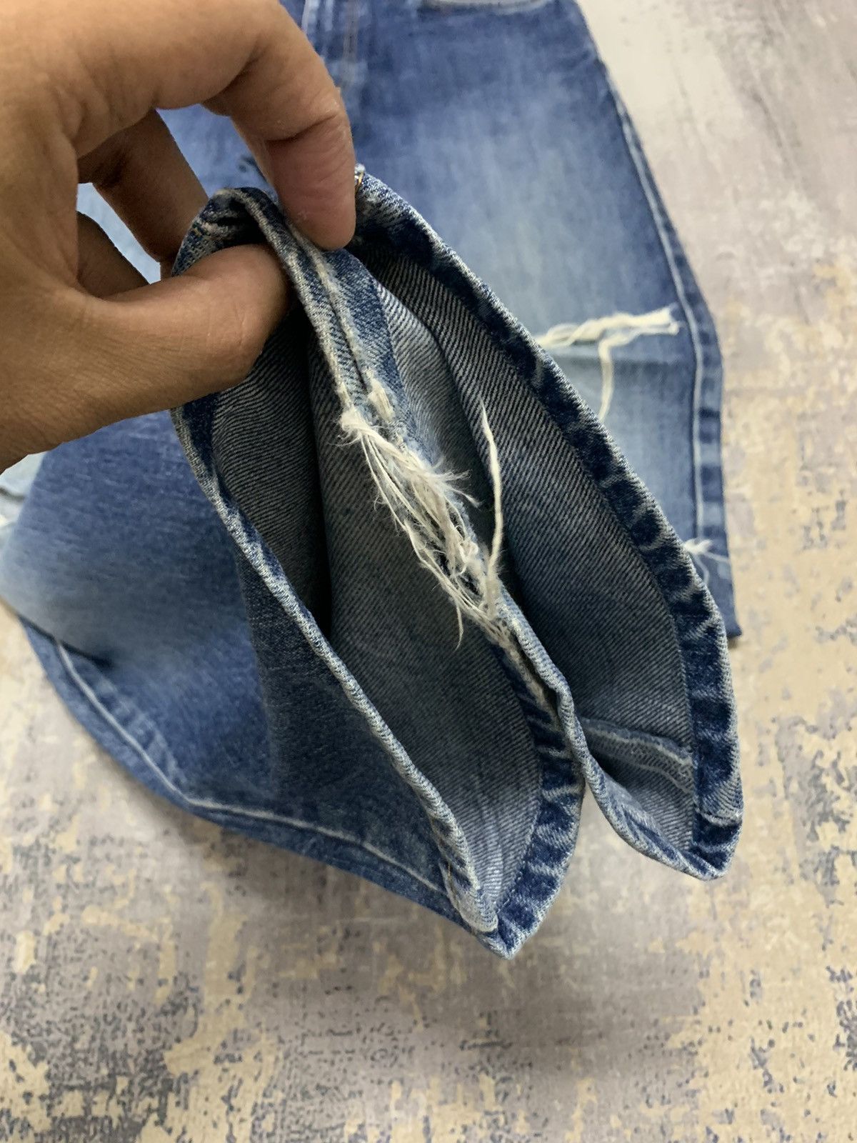 Japanese Brand Edwin Distressed Denim Jeans Japanese Archive Size US 28 / EU 44 - 8 Thumbnail