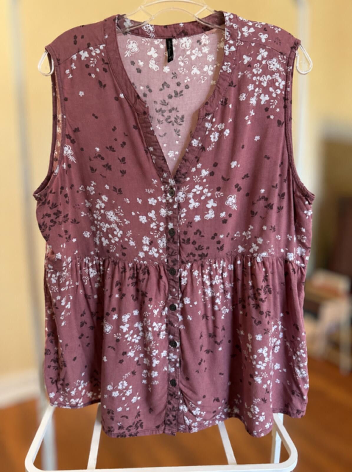 North River Outfitters North River Sleeveless Tank Floral Button-Up Top XL Size XL / US 12-14 / IT 48-50 - 1 Thumbnail