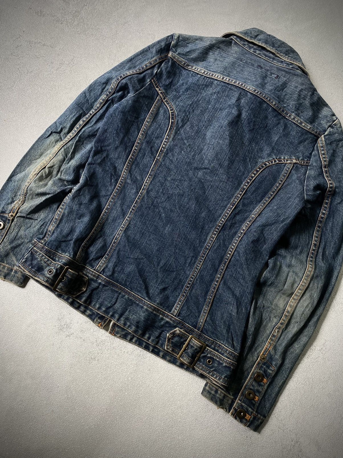 If Six Was Nine × Japanese Brand × Le Grande Bleu (L.G.B.) Edge On All japanese denim jacket Size US S / EU 44-46 / 1 - 5 Thumbnail