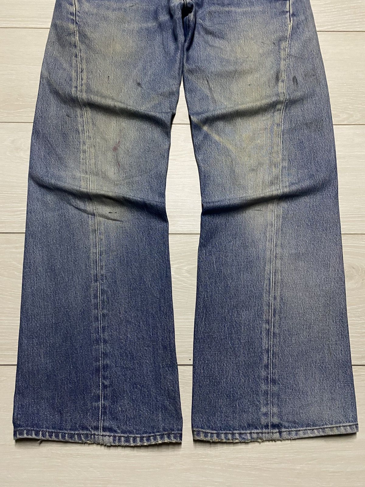 Comme des Garcons Comme Ca du Mode Men Grunge Twist Leg Baggy Jeans Size US 29 - 5 Thumbnail