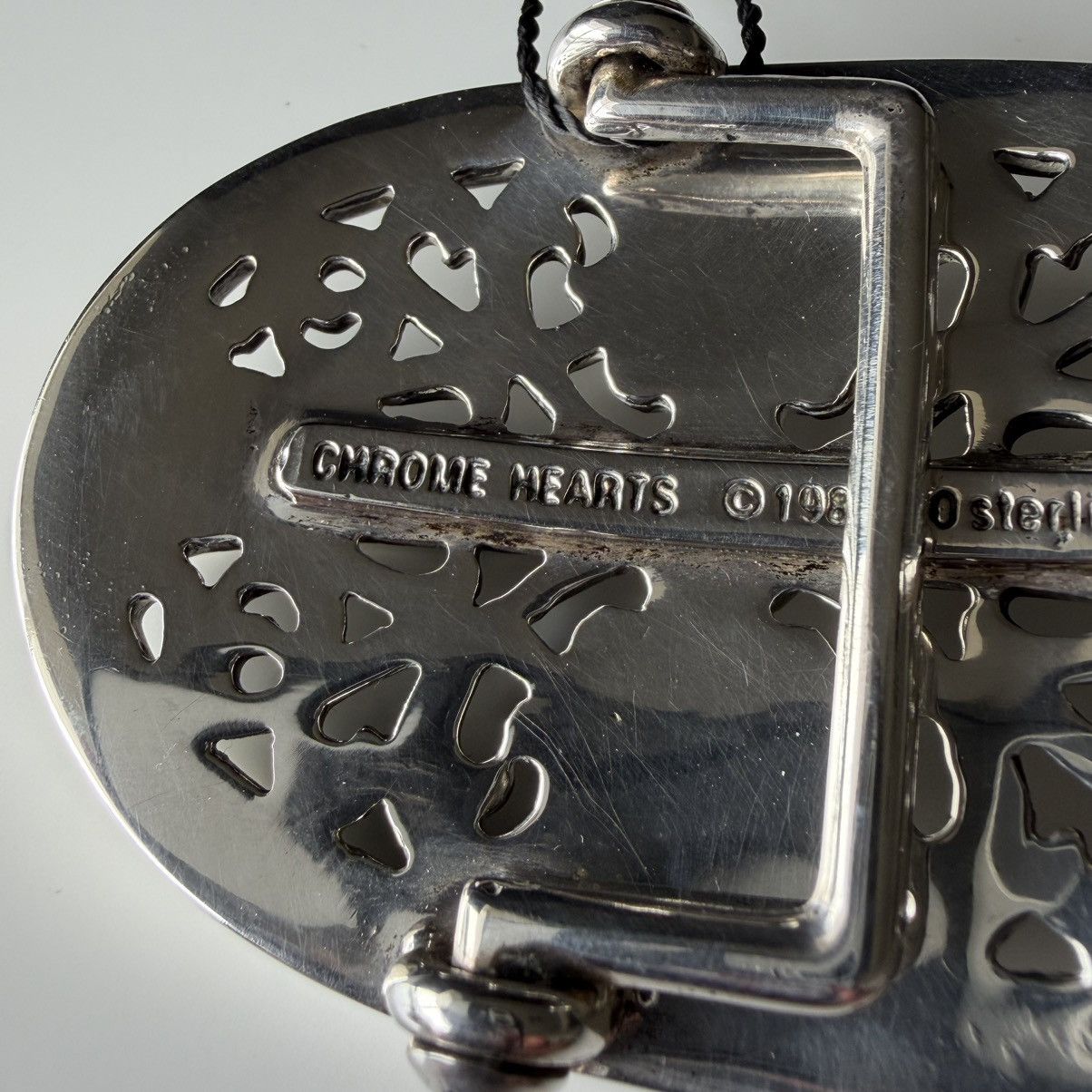 Chrome Hearts Chrome Hearts Oval Cross Buckle Belt 1.5 stk Size ONE SIZE - 3 Thumbnail