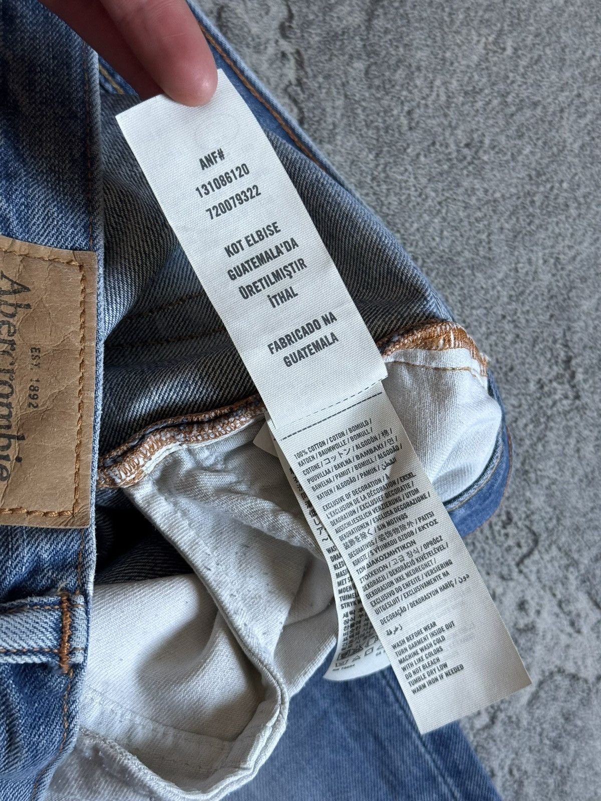 Abercrombie & Fitch Abercrombie Fitch 34/32 distressed denim pants jeans trouser Size US 34 / EU 50 - 9 Thumbnail