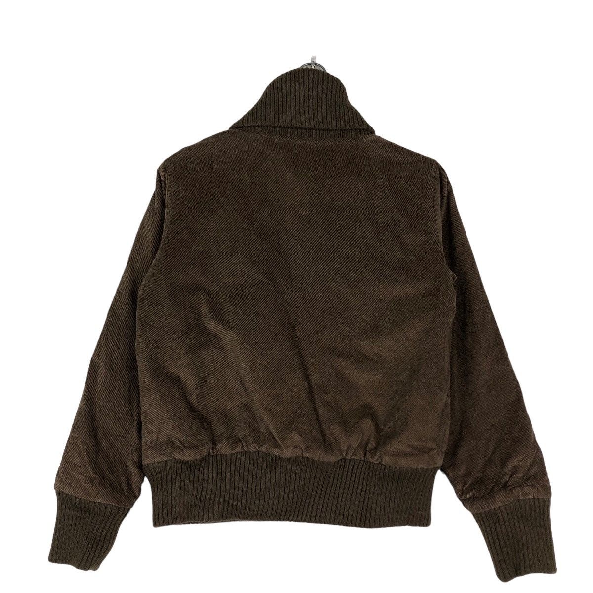 Woolrich Woolen Mills 🔥Vintage Cropped Biker Jacket Woolrich Corduroy Zipper Size US M / EU 48-50 / 2 - 8 Thumbnail