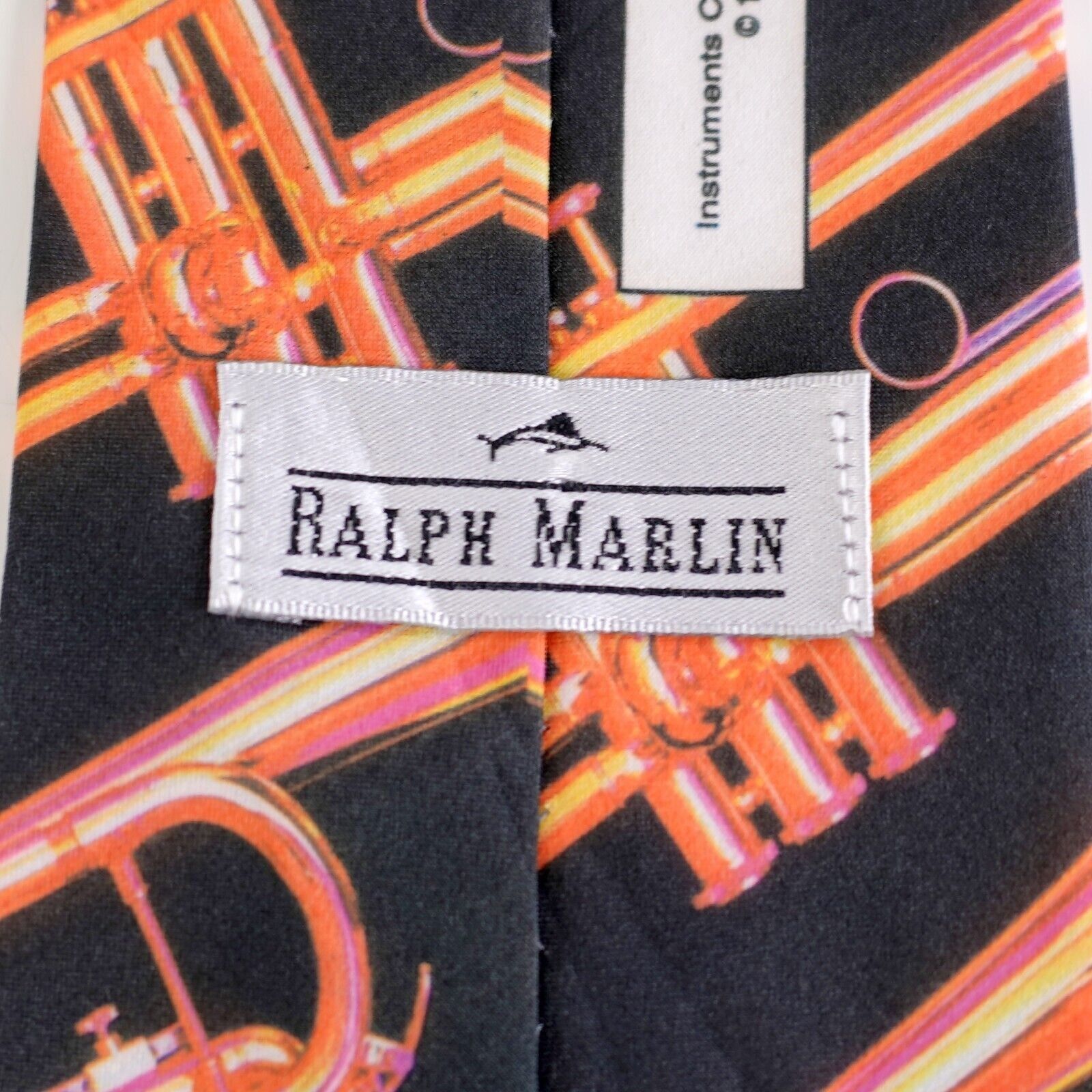 Ralph Marlin Vintage Ralph Marlin Light Black Orange Trumpeter Short Poly Size ONE SIZE - 4 Thumbnail