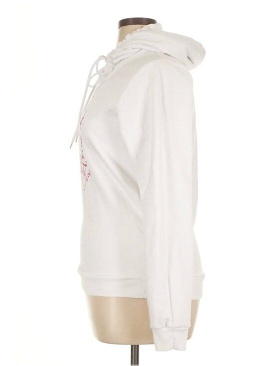 Cavalli Class Cavalli Class White sweatshirt with logo XL Size XL / US 12-14 / IT 48-50 - 5 Thumbnail
