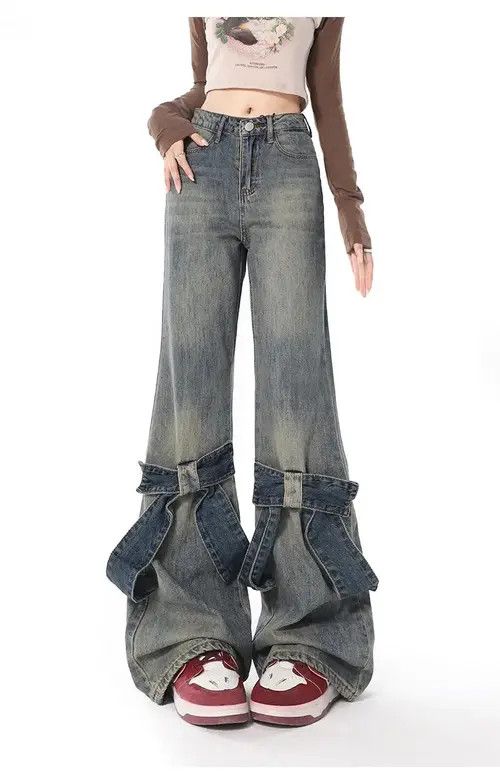 Wide Leg Jeans Autumn And Winter Flare Jeans