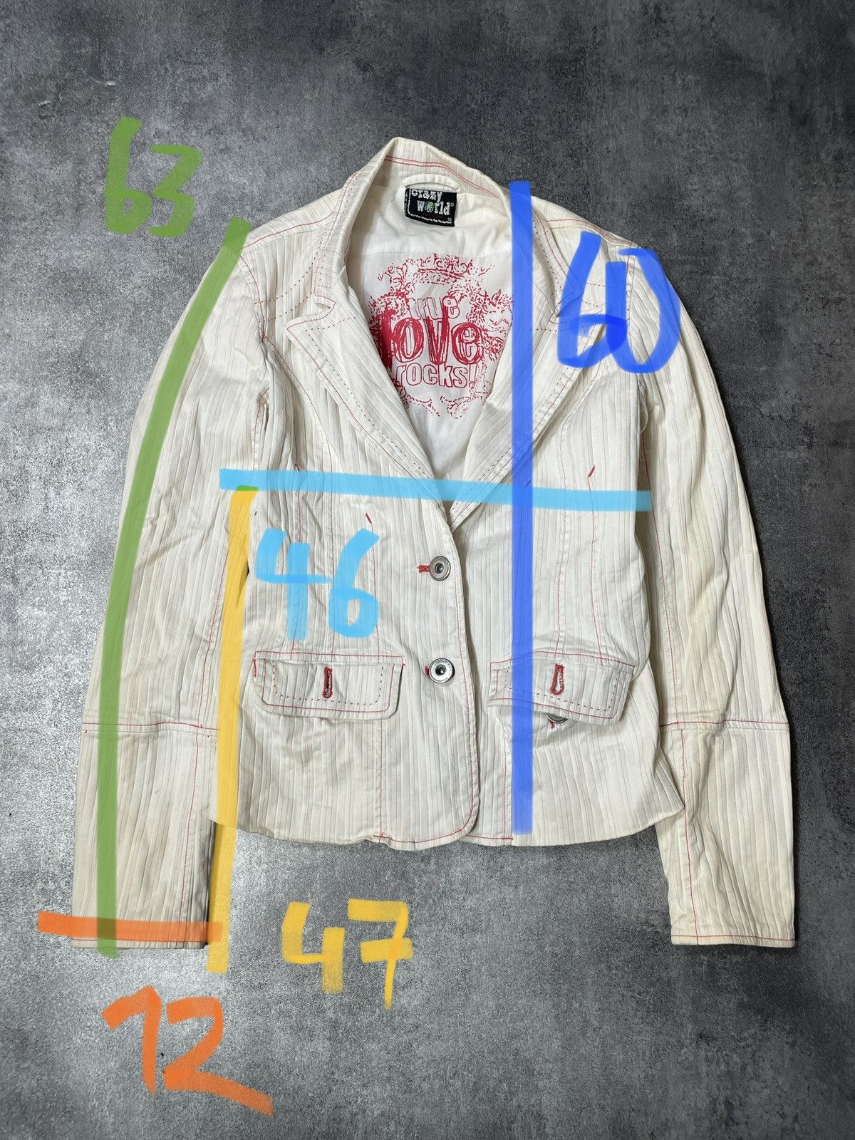 Vintage 🔥RARE🔥Vintage Y2K Jacket Elegant Avant Garde Rare Luxury Size M / US 6-8 / IT 42-44 - 19 Thumbnail