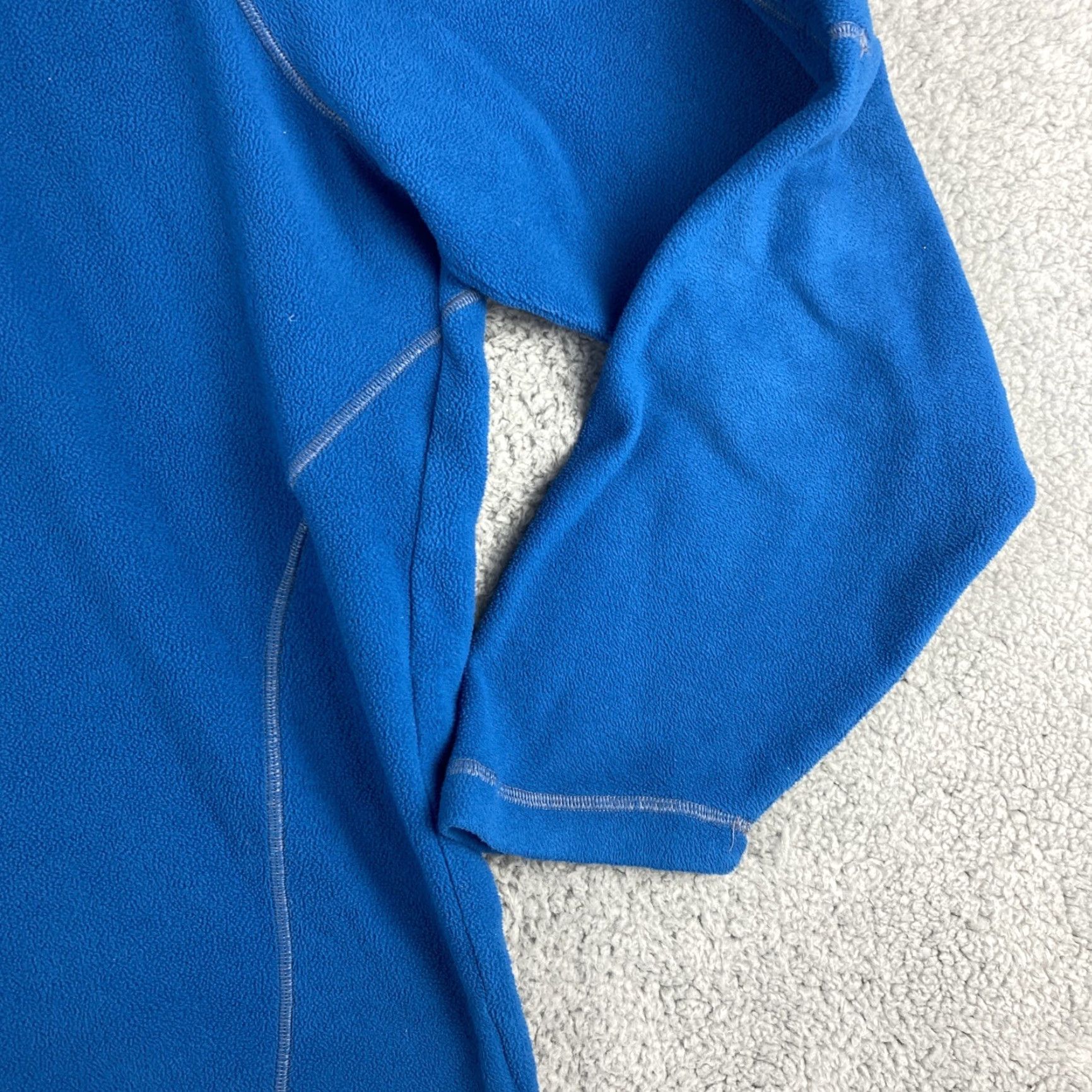 Under Armour UNDER ARMOUR Royal Blue Full Zip Sweatshirt Jacket Men's Large Sherpa Size US L / EU 52-54 / 3 - 3 Thumbnail