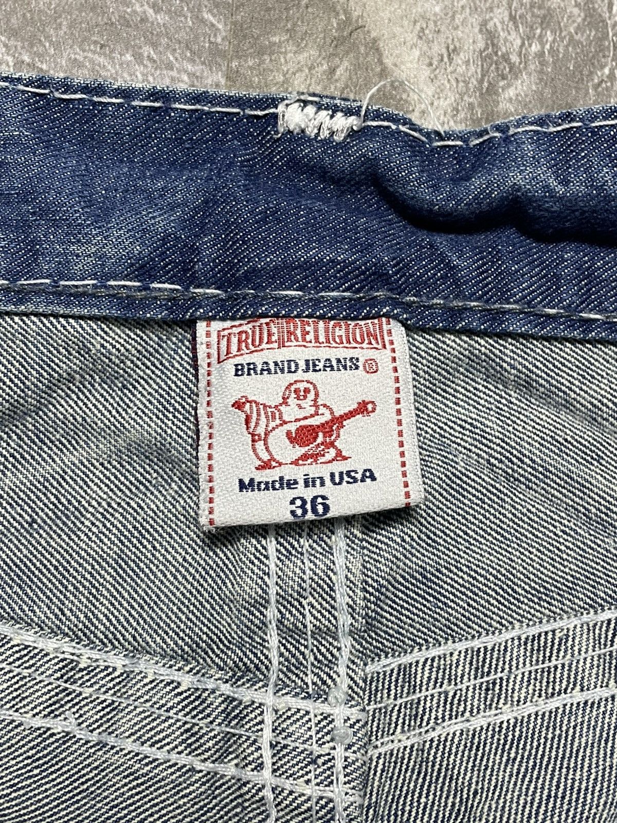 True Religion True Religion Vintage Billy Bigt Baggy Denim Jeans Y2K Blue Size US 36 / EU 52 - 10 Thumbnail