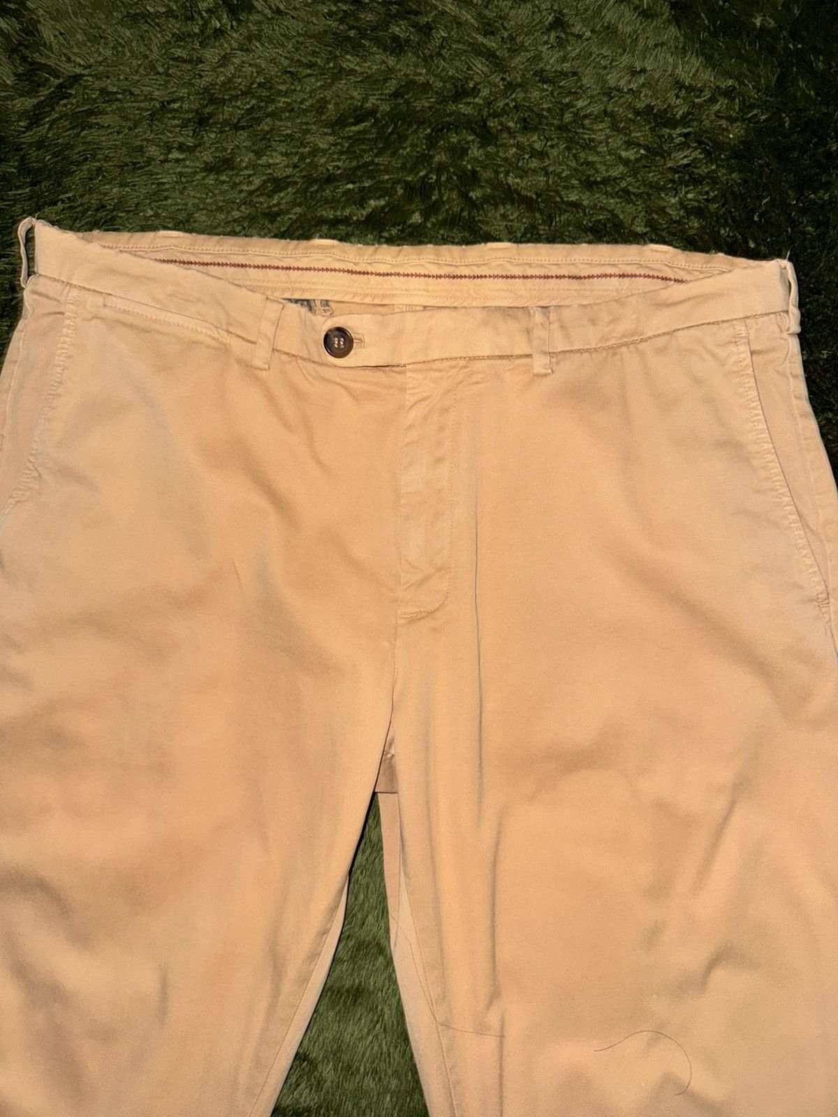 Brooks Brothers [38X32] Brooks Brothers Red Fleece Cotton Trousers Beige Size US 38 / EU 54 - 6 Thumbnail