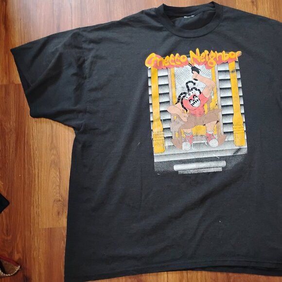 Band Tees Vintage Hatchet Gear Anybody Killa Ghetto Neighbor T-Shirt Size US XXL / EU 58 / 5 - 2 Thumbnail