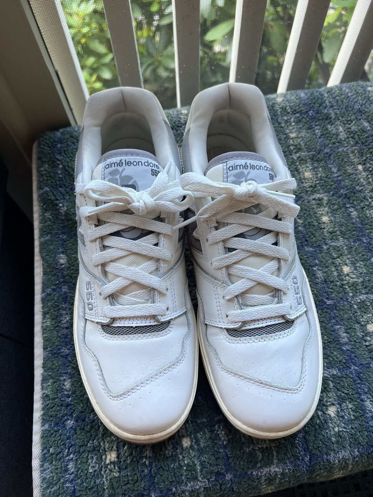 Aime Leon Dore × New Balance ALD New Balance 550 Aime Leon Dore White Grey Size US 9.5 / EU 42-43 - 5 Thumbnail
