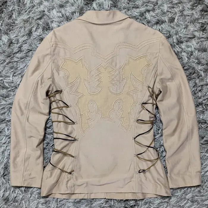 Issey Miyake 💥FINAL DROP💥Issey Miyake Side Lace Zipper Jacket Coat Size M / US 6-8 / IT 42-44 - 3 Thumbnail