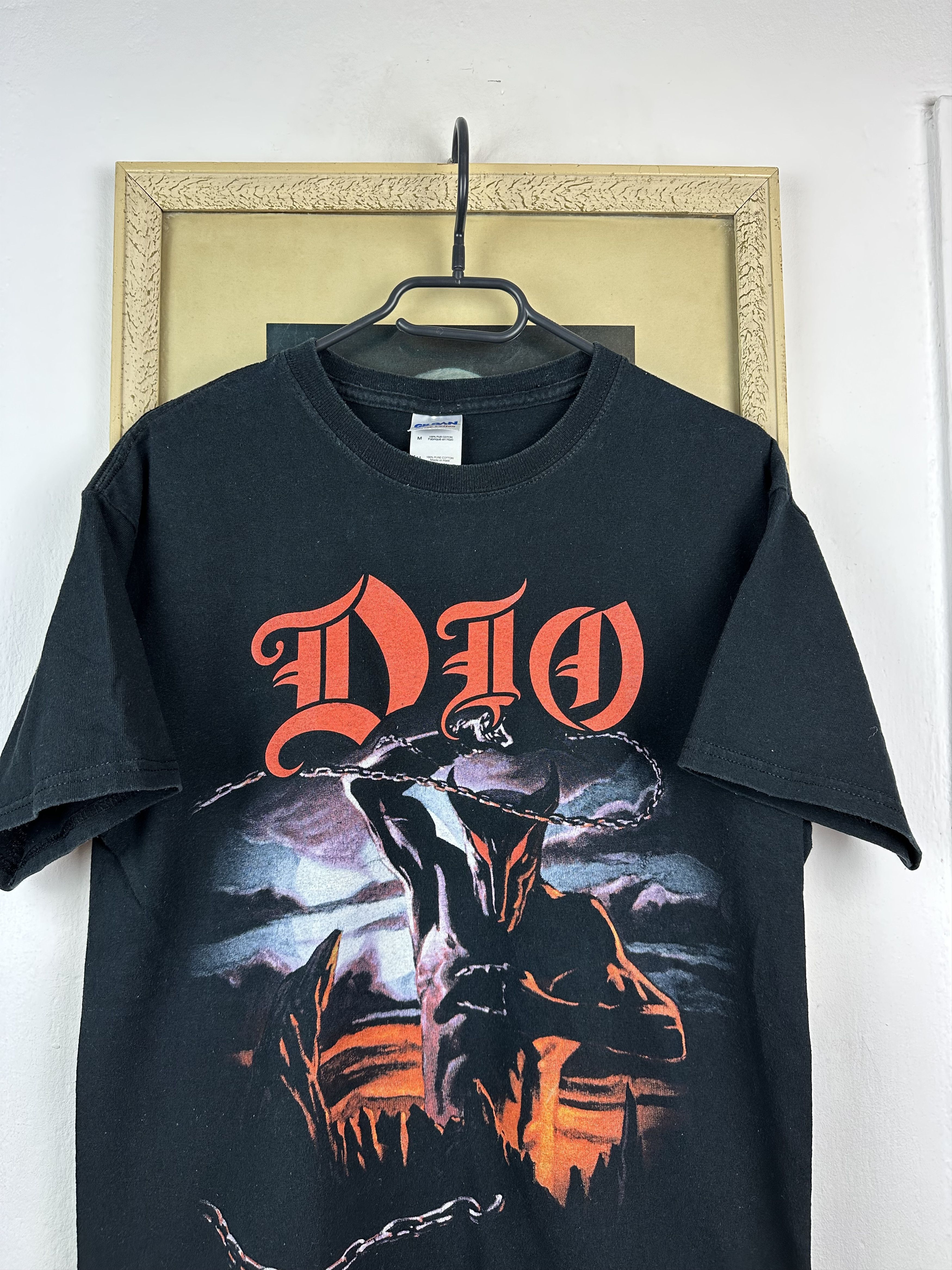 Band Tees × Vintage Vintage Dio Shirt Band Tee Rare Metal Y2K Hype Size US M / EU 48-50 / 2 - 2 Thumbnail