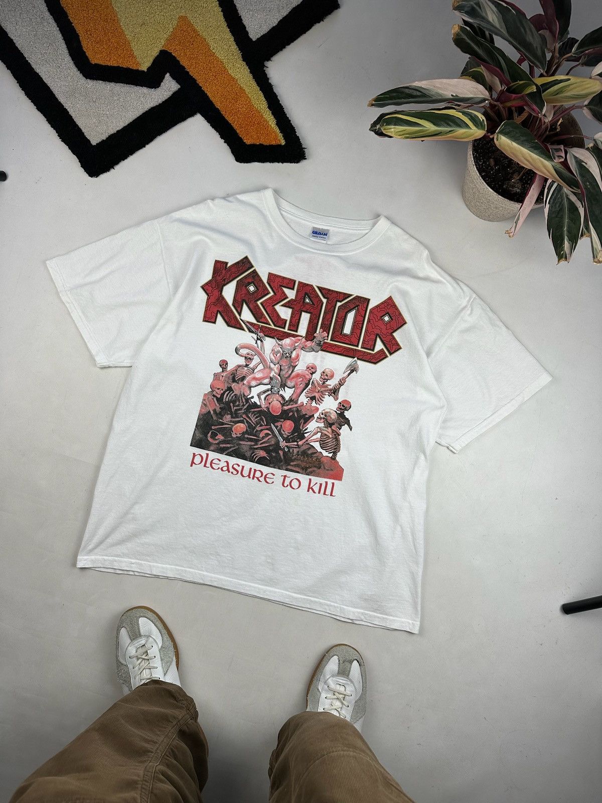 Band Tees × Vintage Vintage Y2K Kreator extreme thrash metal band rock tee Size US XXL / EU 58 / 5 - 1 Thumbnail
