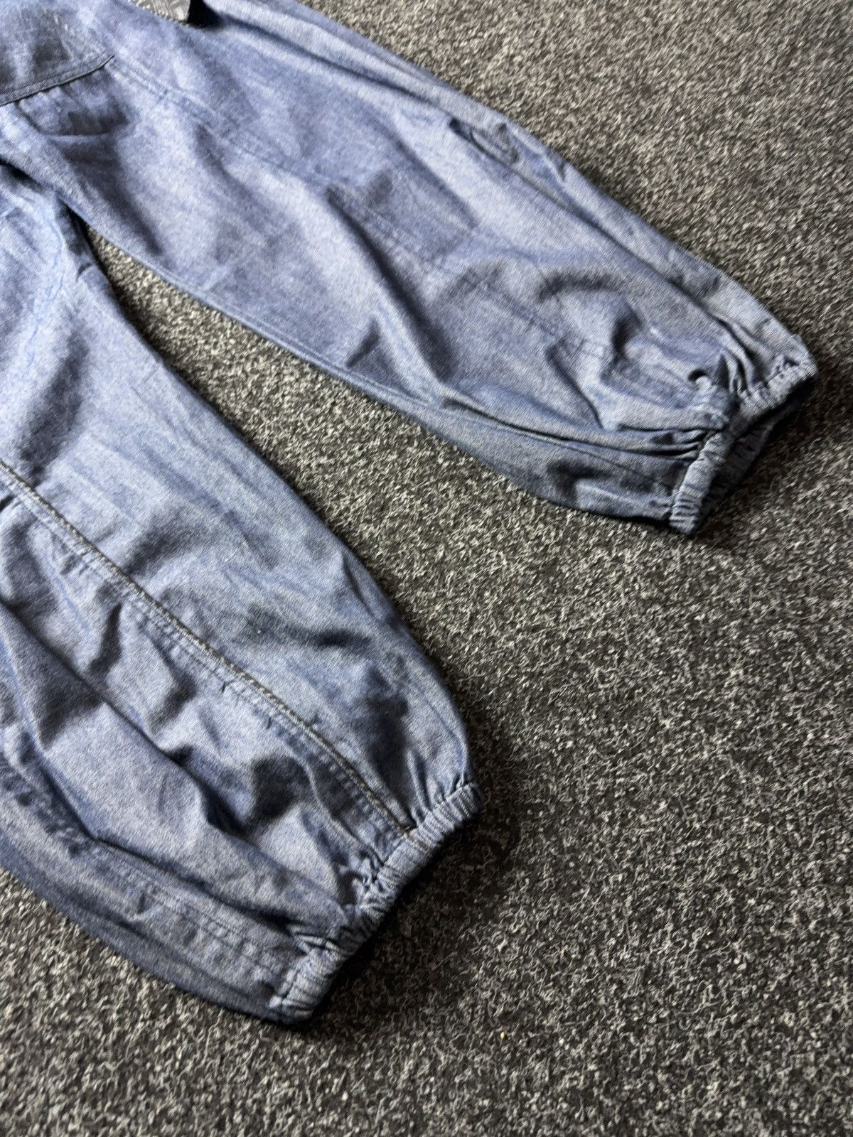 Avant Garde Japanese Denim Cargo Utility Asymmetric Pants