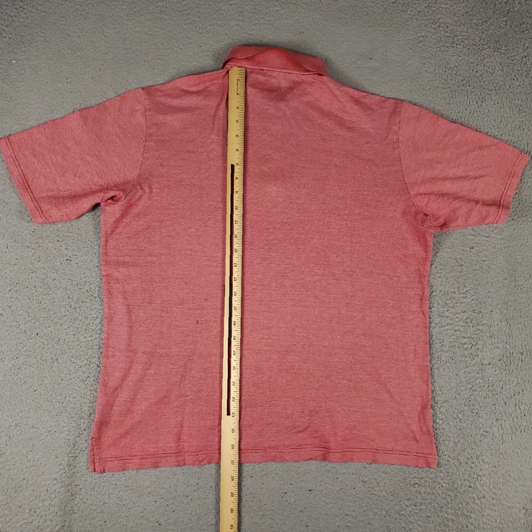 BUGATCHI BUGATCHI Polo Shirt Mens M Red Short Sleeve Casual Cotton Classic Sports Polo Men M Red Size US M / EU 48-50 / 2 - 4 Thumbnail