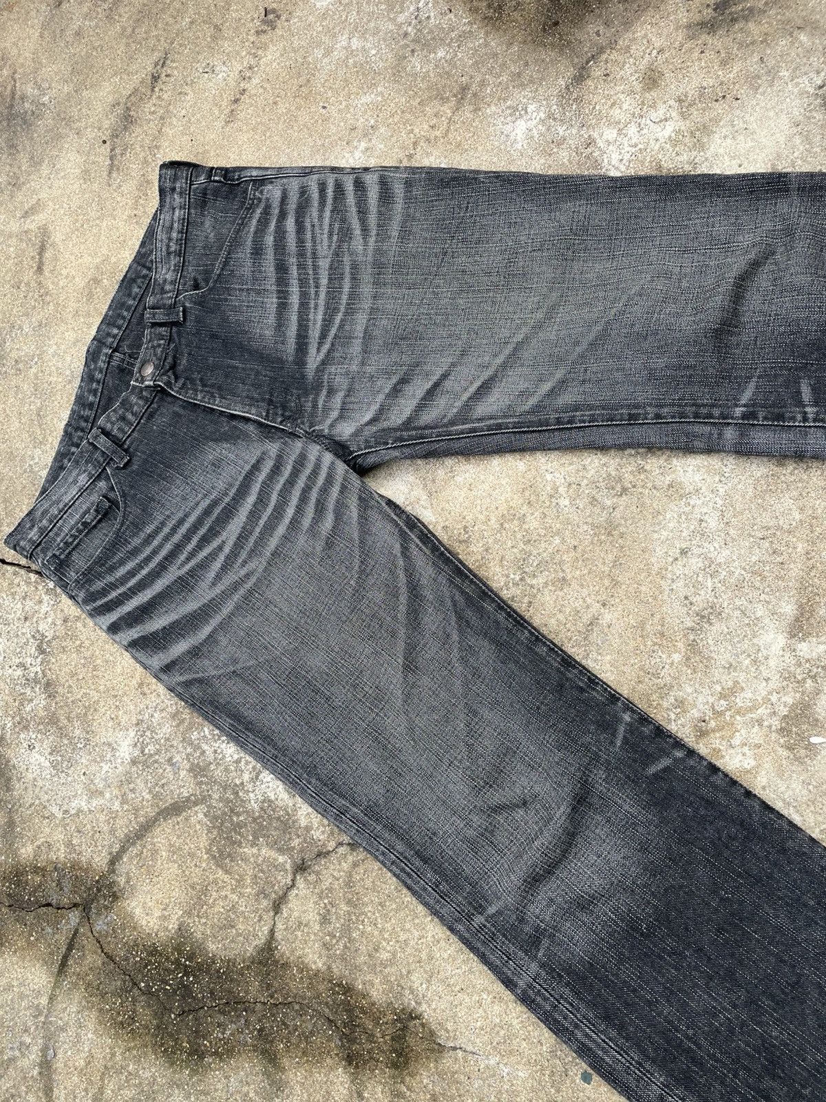 Number (N)ine SS04 "Dream Baby Dream" Double Pocket Pain Patch Denim Size US 34 / EU 50 - 2 Thumbnail