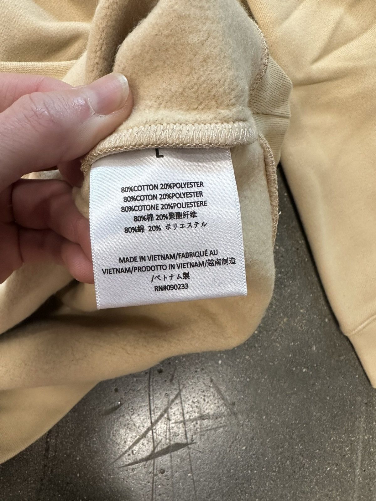 Fear of God Fear of God Essentials Hoodie Sand Size US L / EU 52-54 / 3 - 4 Thumbnail