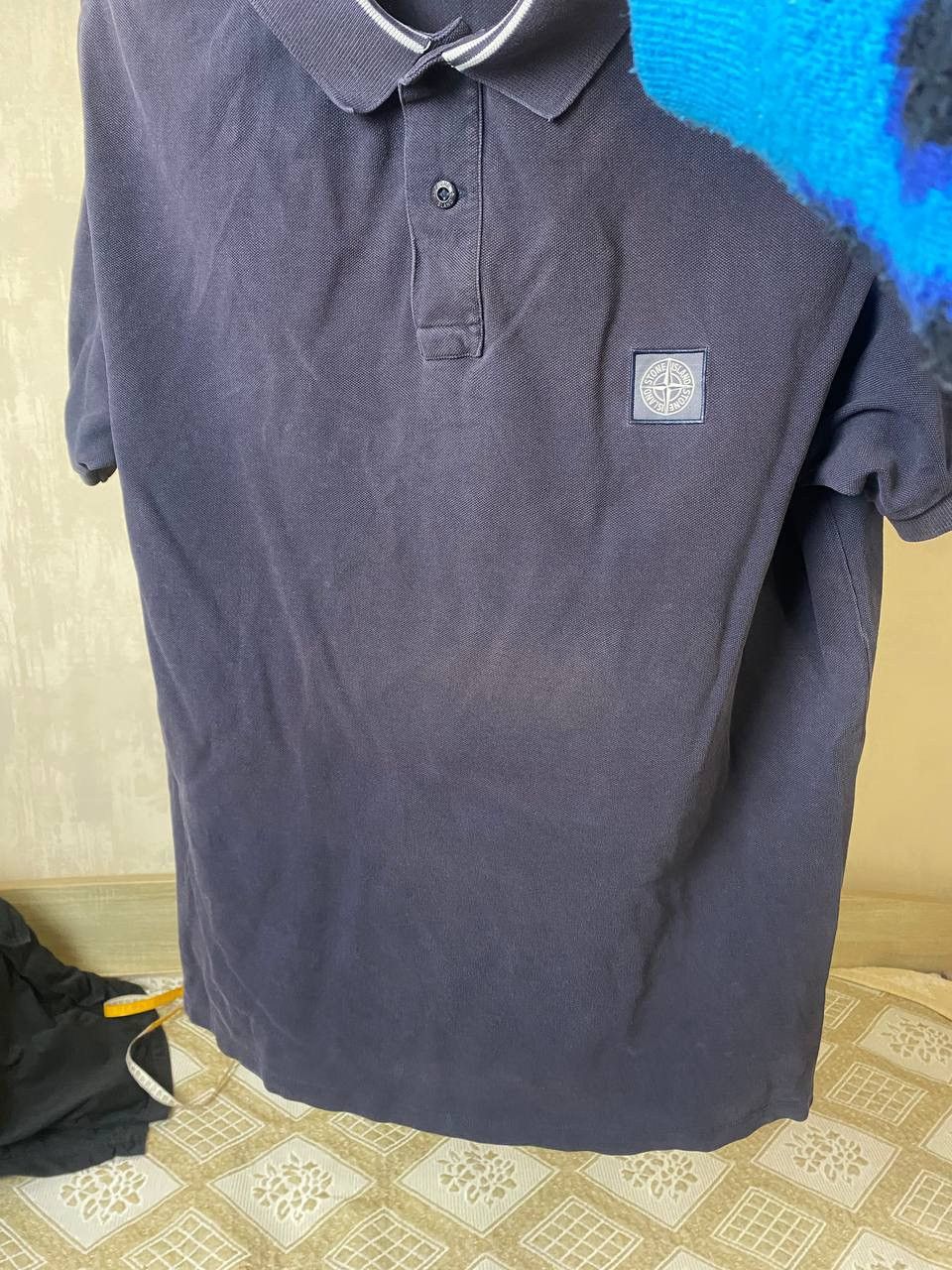 Stone Island 🔥 Stone Island Patch Program Vintage Distressed Polo Shirt Size US XXL / EU 58 / 5 - 7 Thumbnail