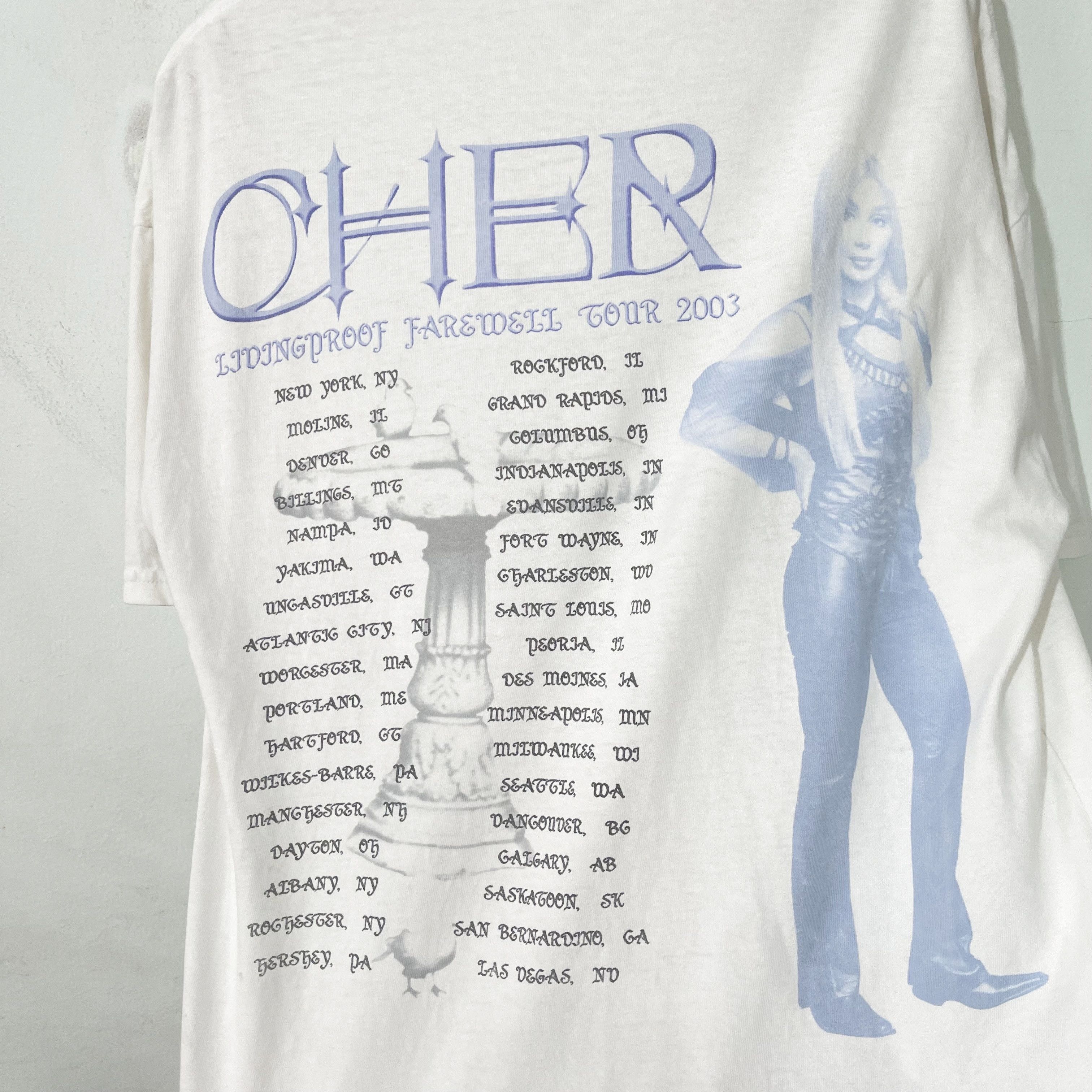 Band Tees Vintage 2003 Cher T-Shirt Size US M / EU 48-50 / 2 - 4 Thumbnail