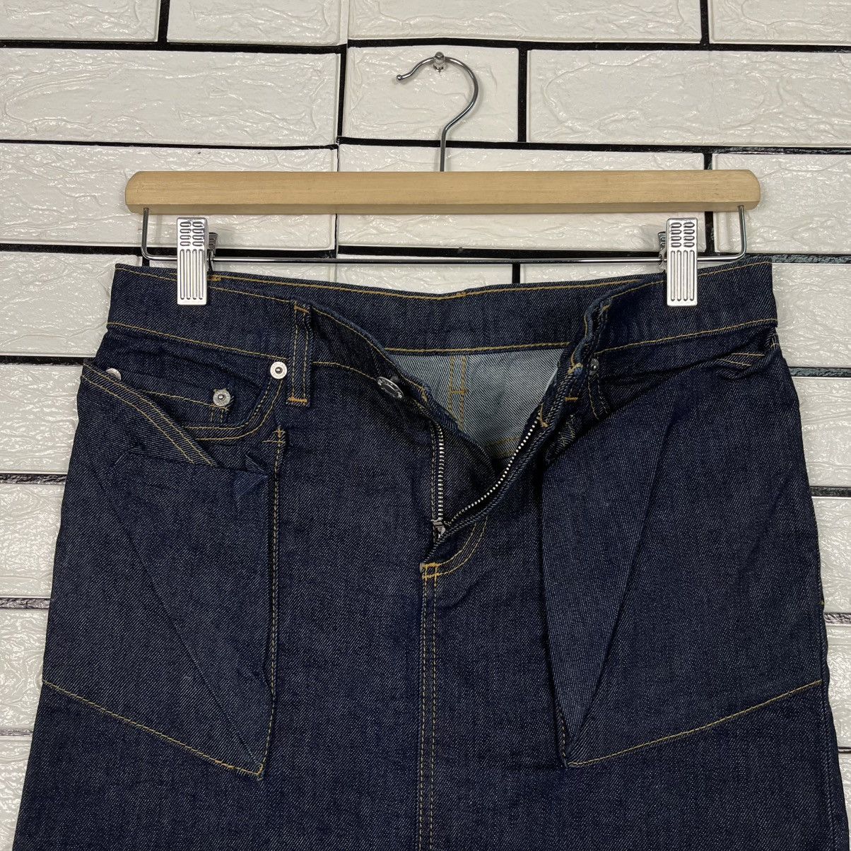 Japanese Brand Vintage Helmut Lang Denim Skirt Size 29" - 10 Thumbnail