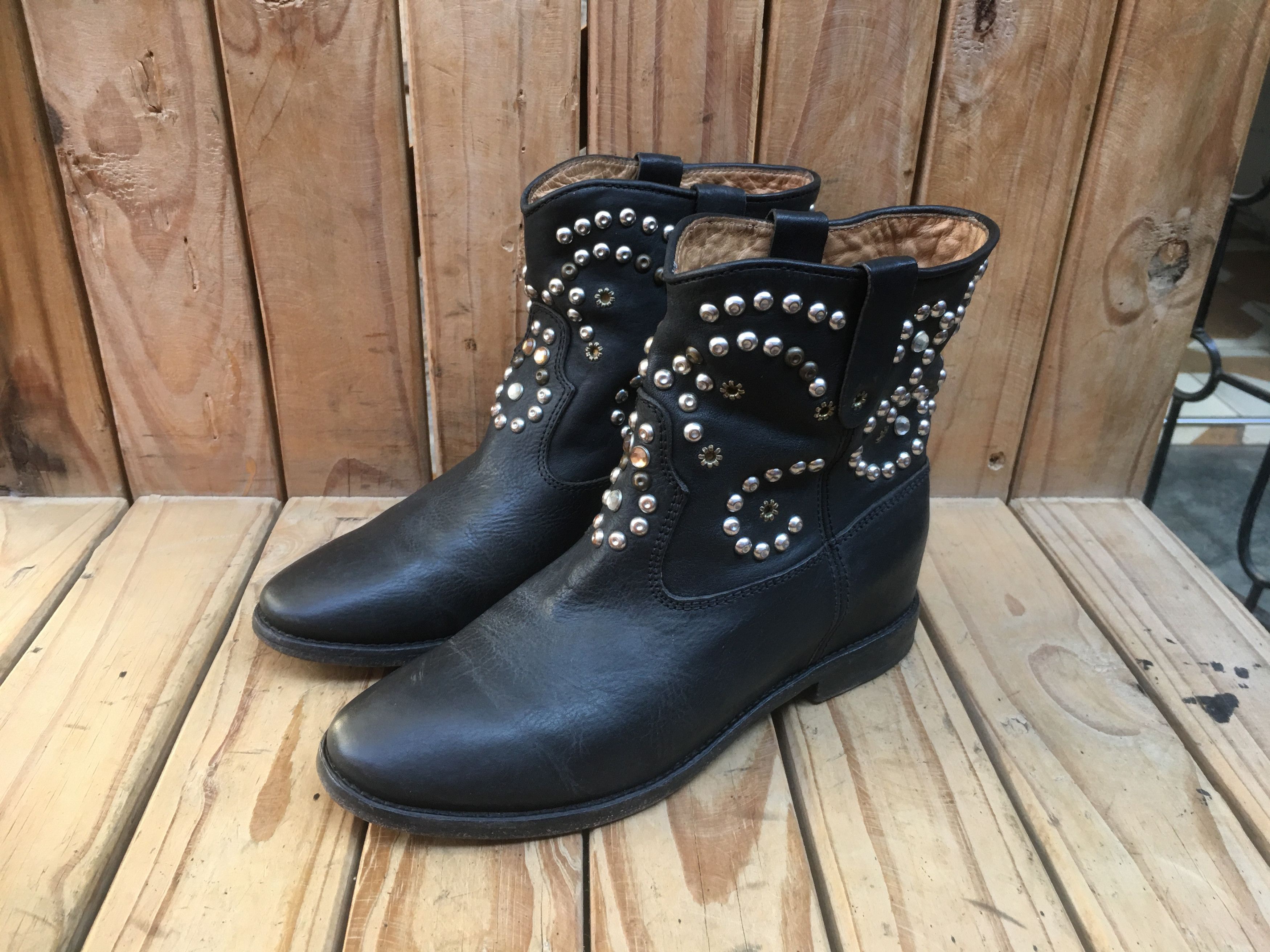 Isabel Marant Etoile isabel marant Etoile black leather boots Size US 7 / IT 37 - 14 Thumbnail