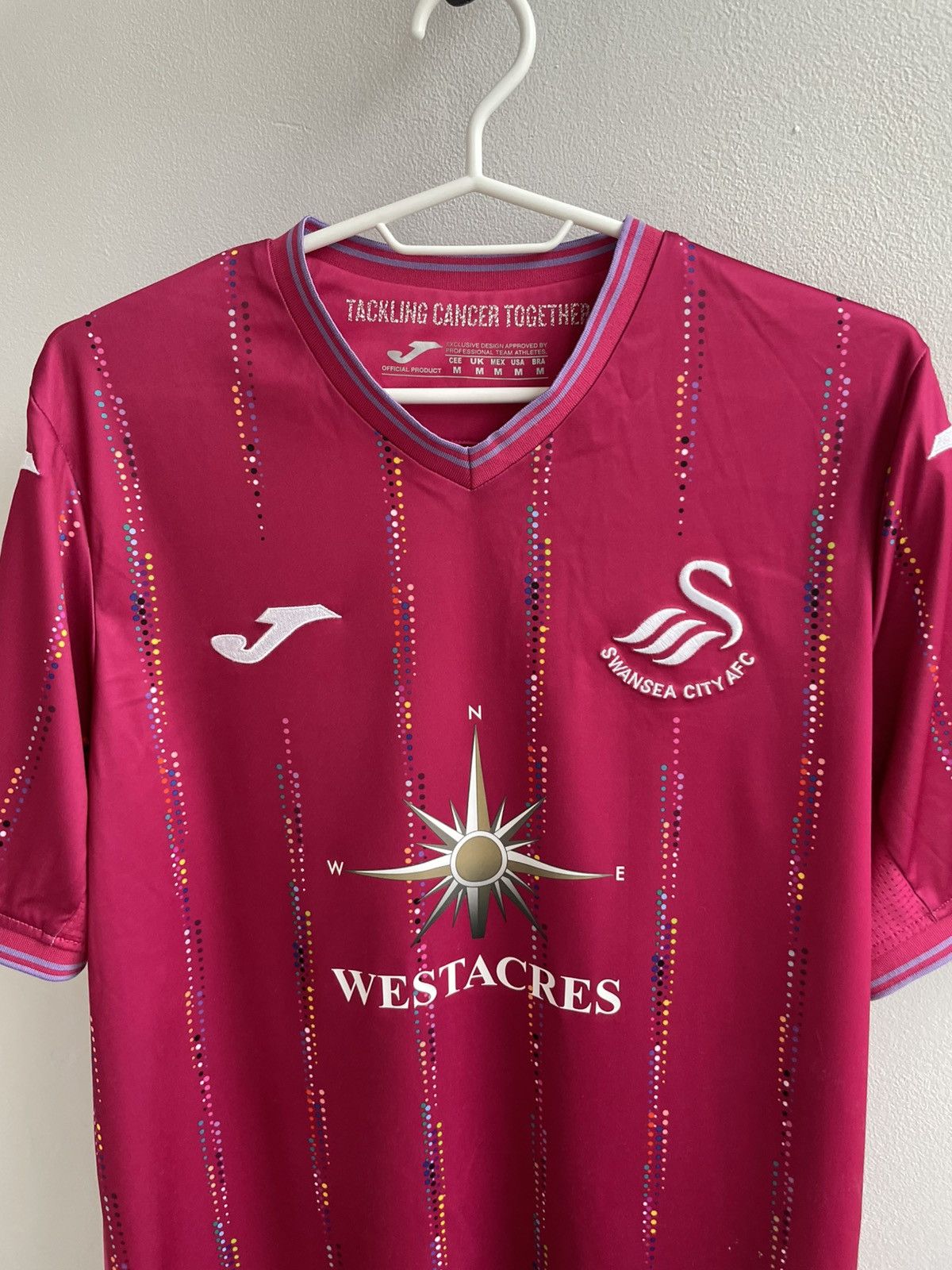 Joma SWANSEA CITY 2023 2024 THIRD FOOTBALL SHIRT SOCCER JERSEY Size US M / EU 48-50 / 2 - 9 Thumbnail