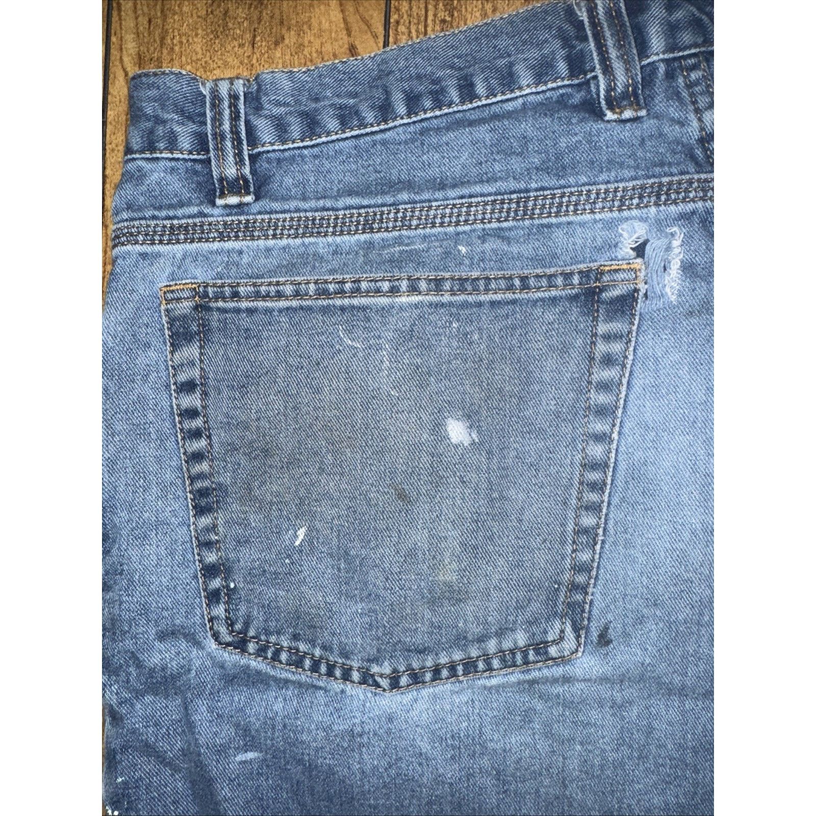 Big Mac × Vintage Big Mac Workwear Carpenter Shorts Paint Distressed 32x12 USA Size US 32 / EU 48 - 8 Thumbnail