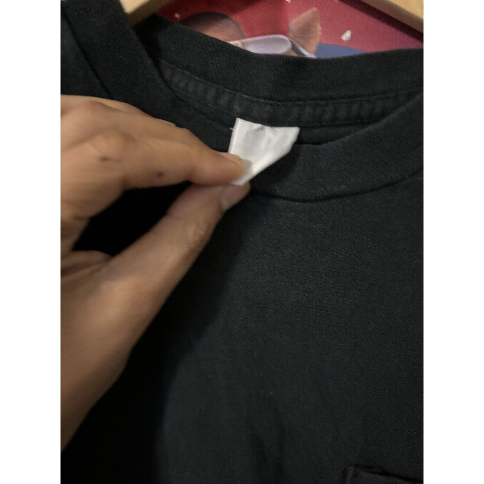 Other Vintage Faded Black Blank Shirt Size Unknown Brand Unknown Size US L / EU 52-54 / 3 - 4 Thumbnail