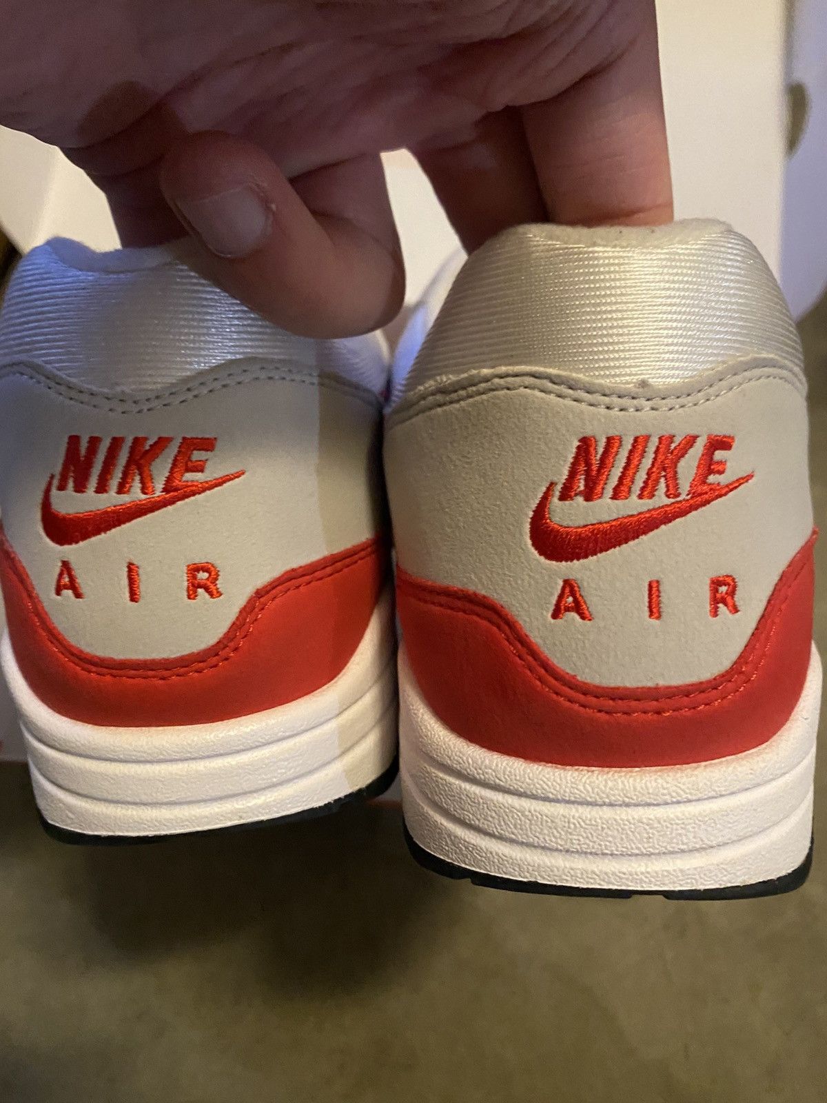 Nike Nike Air Max 1 Anniversary Red Size US 14 / EU 47 - 4 Thumbnail
