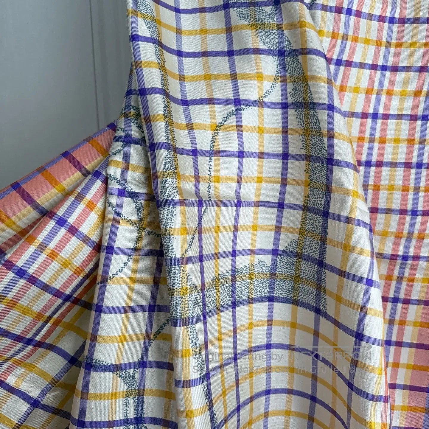Hermes Hermès Silk Scarf with Horse Print. Size ONE SIZE - 4 Thumbnail