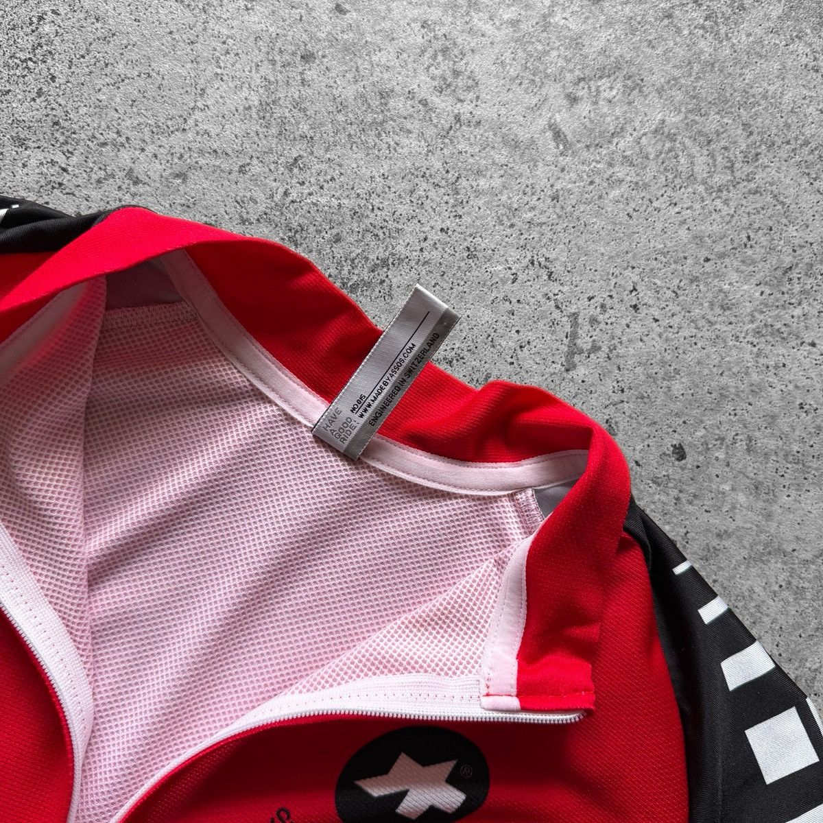 Other Assos Switzerland Womens Cycling Jersey Red Black Full Zip Size XL / US 12-14 / IT 48-50 - 9 Thumbnail