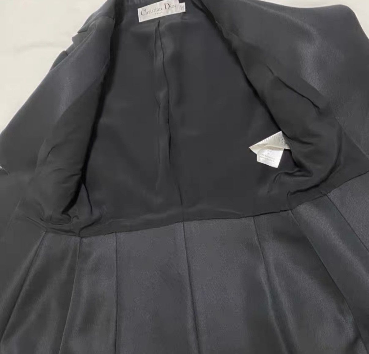 Dior Dior Black Collector's Edition Badge Wool-Silk Blazer J33 Size XS / US 0-2 / IT 36-38 - 7 Thumbnail